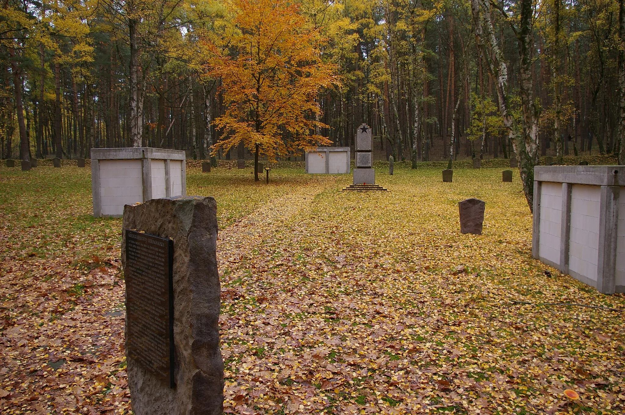 Photo showing: Kriegsgräberstätte Deblinghausen Gesamtansicht