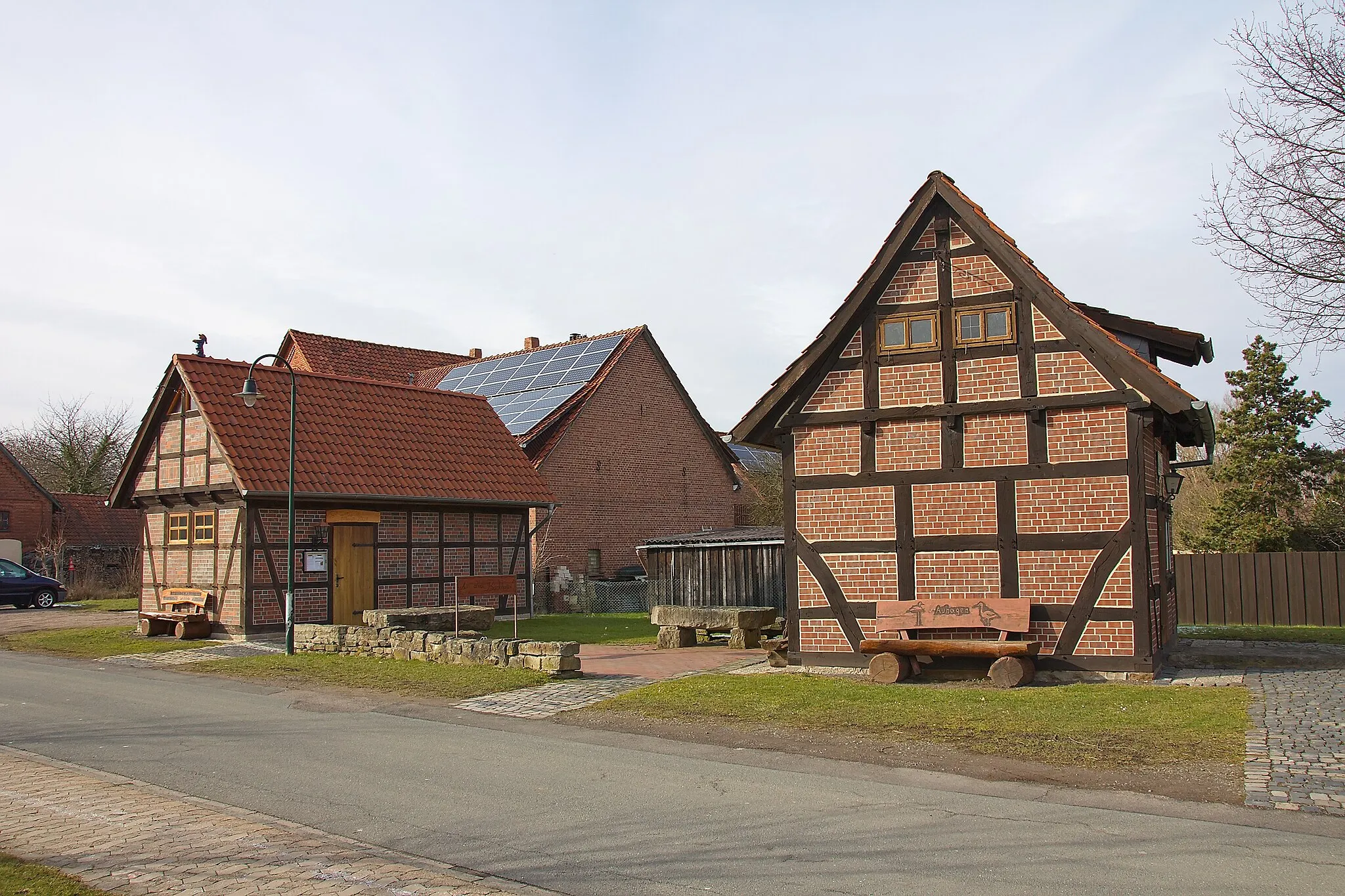 Photo showing: Ortsblick in Auhagen, Niedersachsen, Deutschland