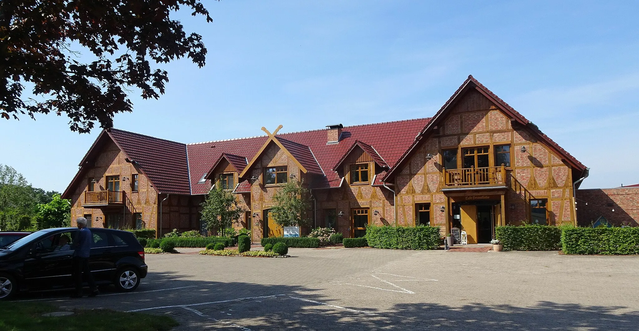 Photo showing: Okelmann´s Hotel, Restaurant und Café in der Gemeinde Warpe in Niedersachsen