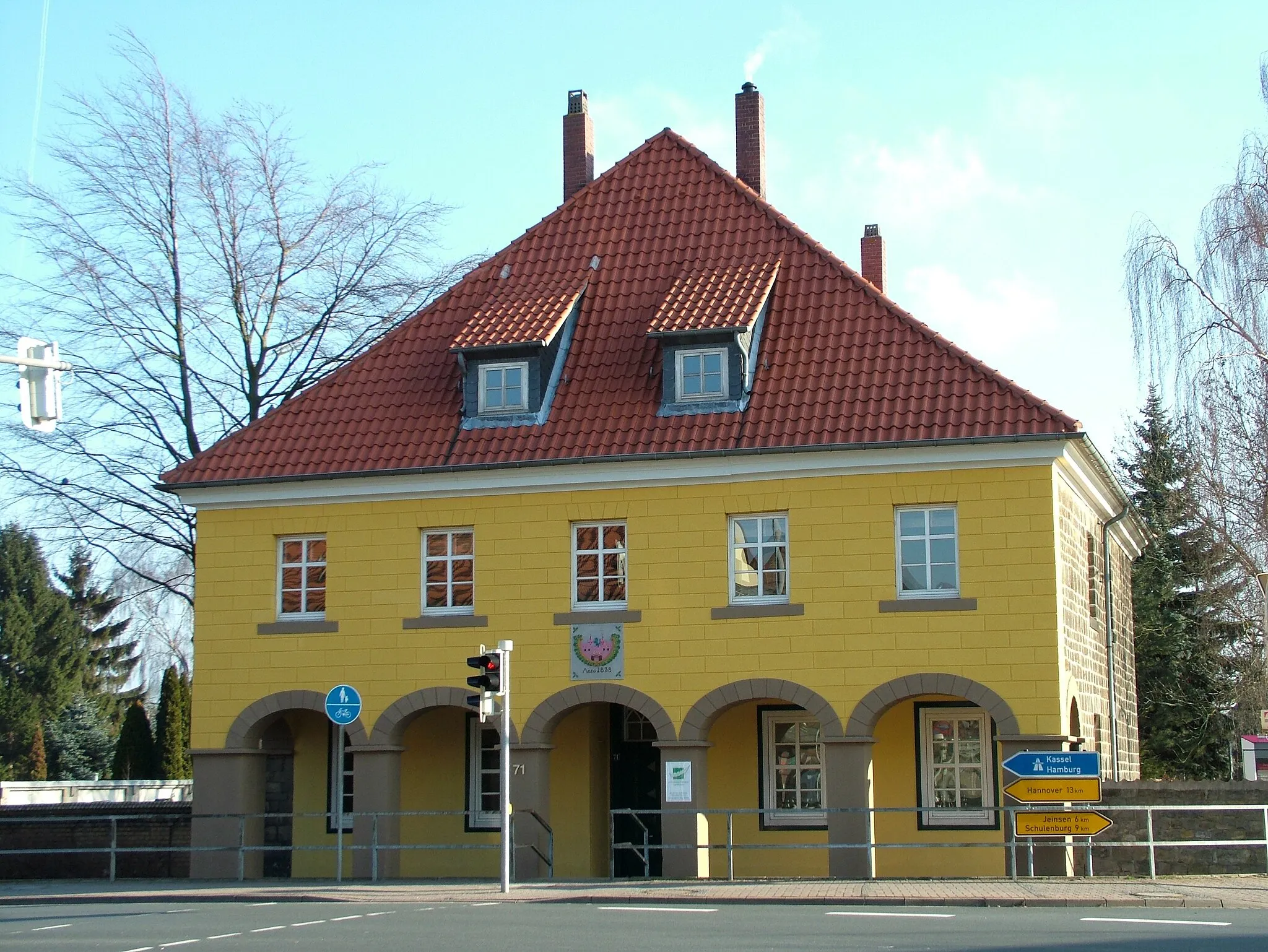 Photo showing: Pattensen, Lower Saxony, Germany, the old guardhouse
