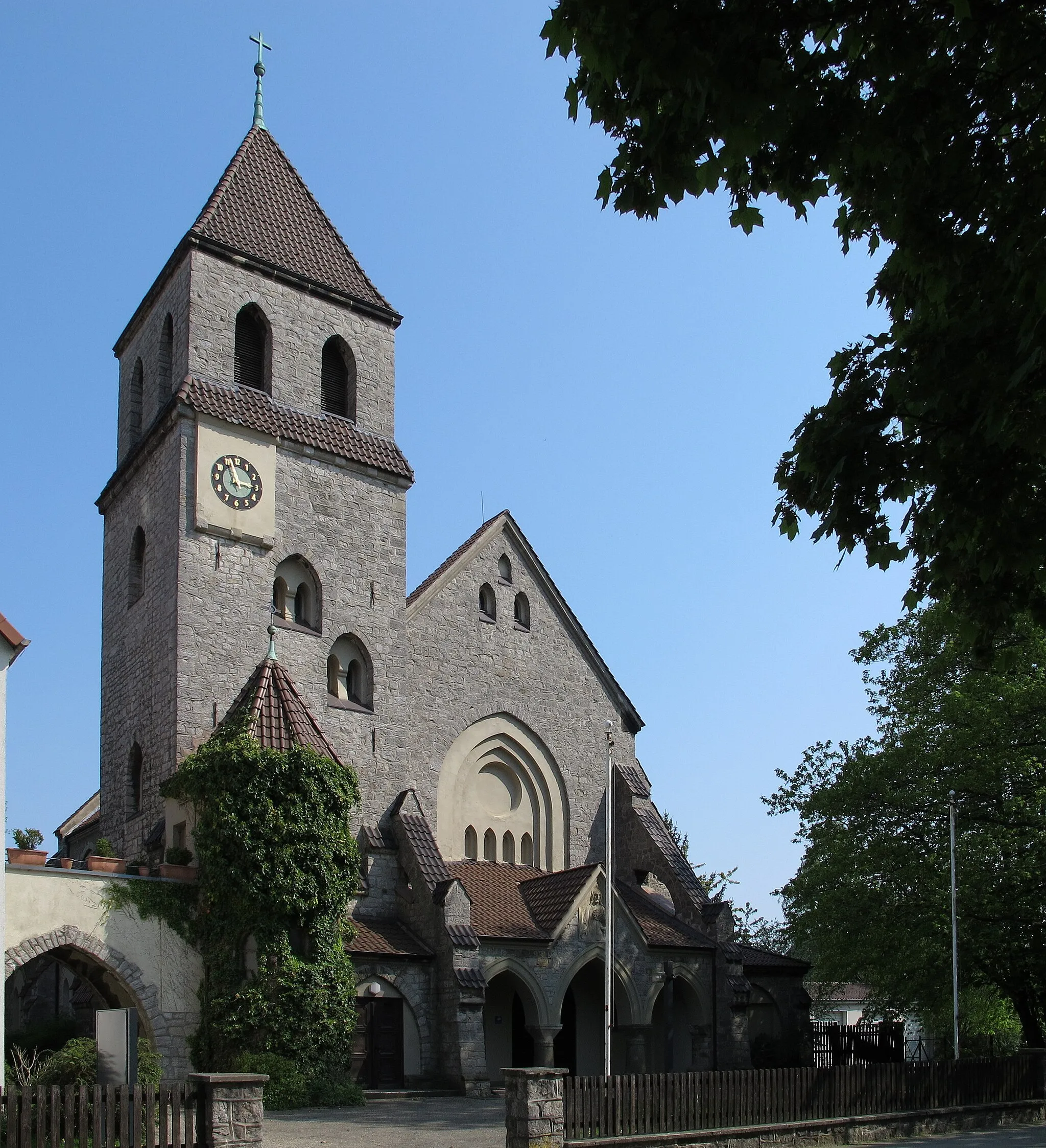 Photo showing: Das Kolumbarium Hl. Herz Jesu in Misburg (heute Stadtteil von Hannover)