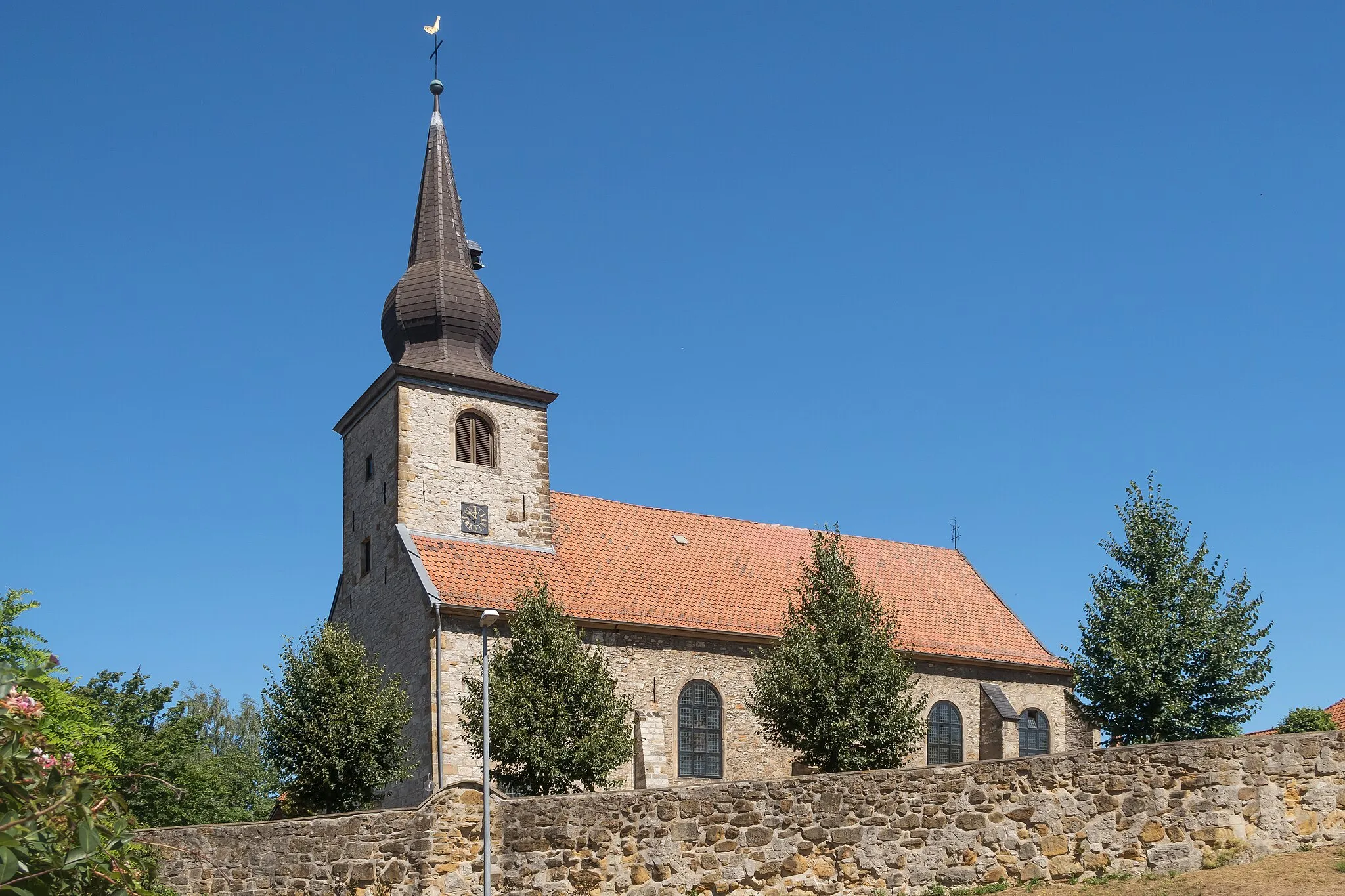 Photo showing: Gross Förste, church: die katholische Kirche Sankt Pankratius