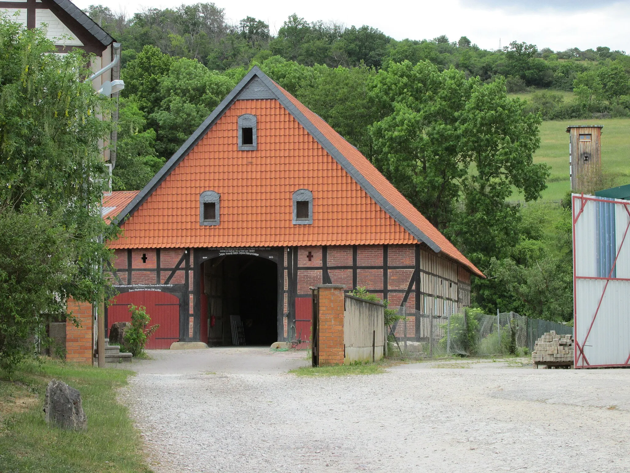 Photo showing: die Scheune des Hauses Am Burghof 1 in Alfeld