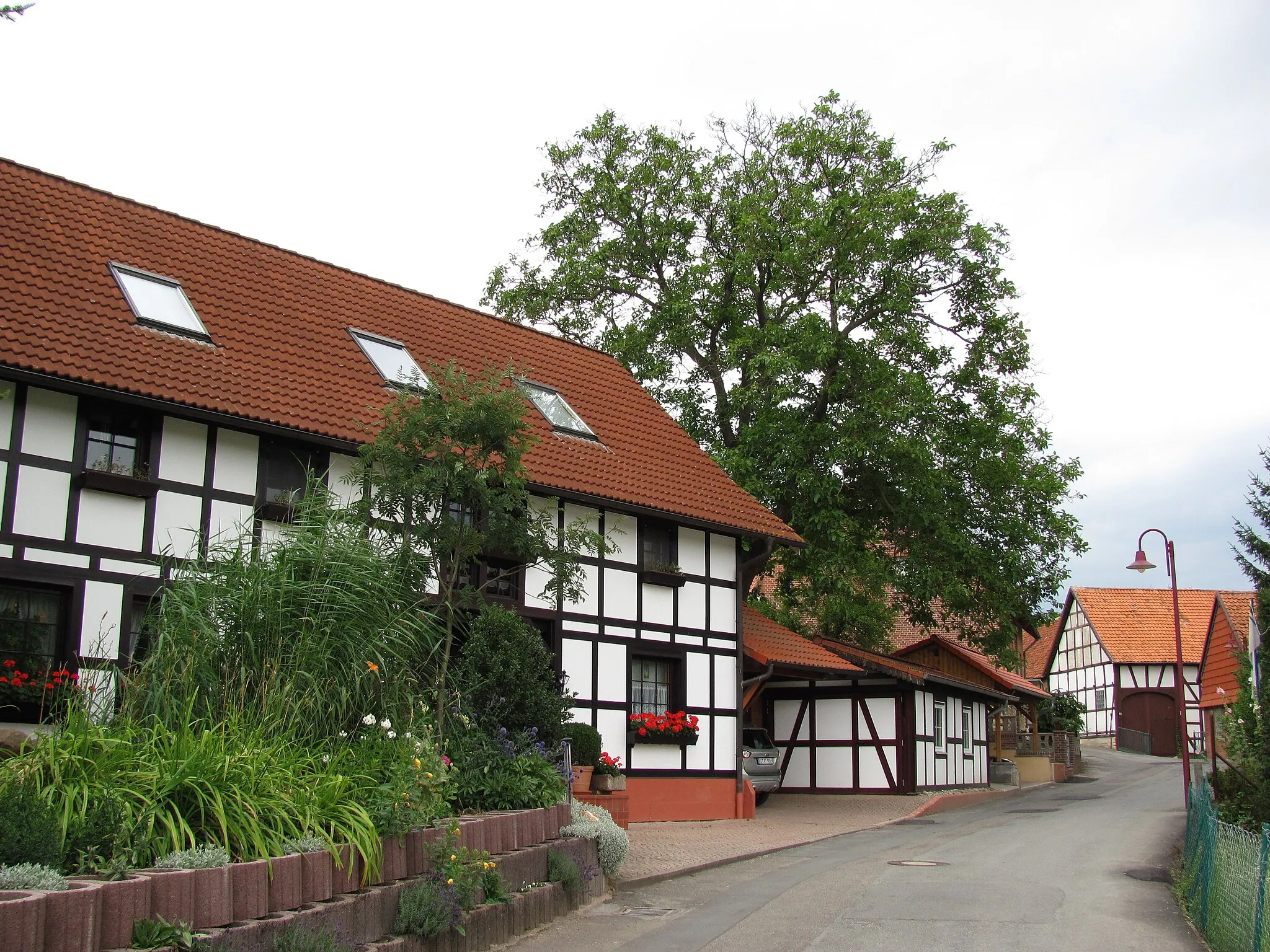 Photo showing: Main Street, Nienstedt, Despetal, Germany