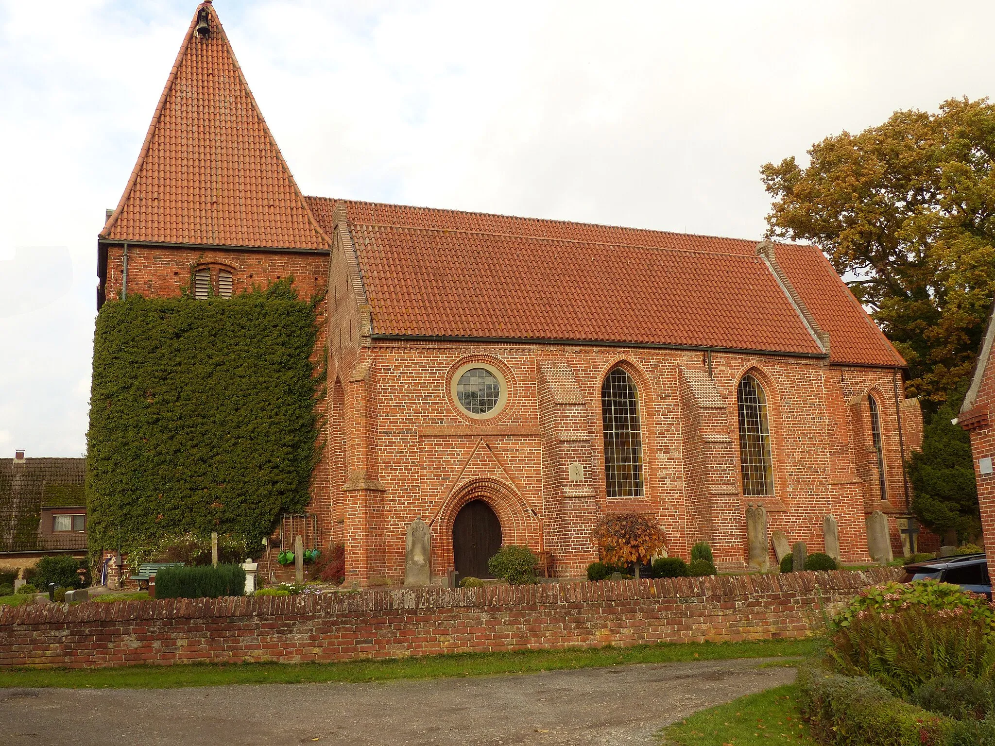 Photo showing: Heiligkreuzkirche in Bardewisch von Süden