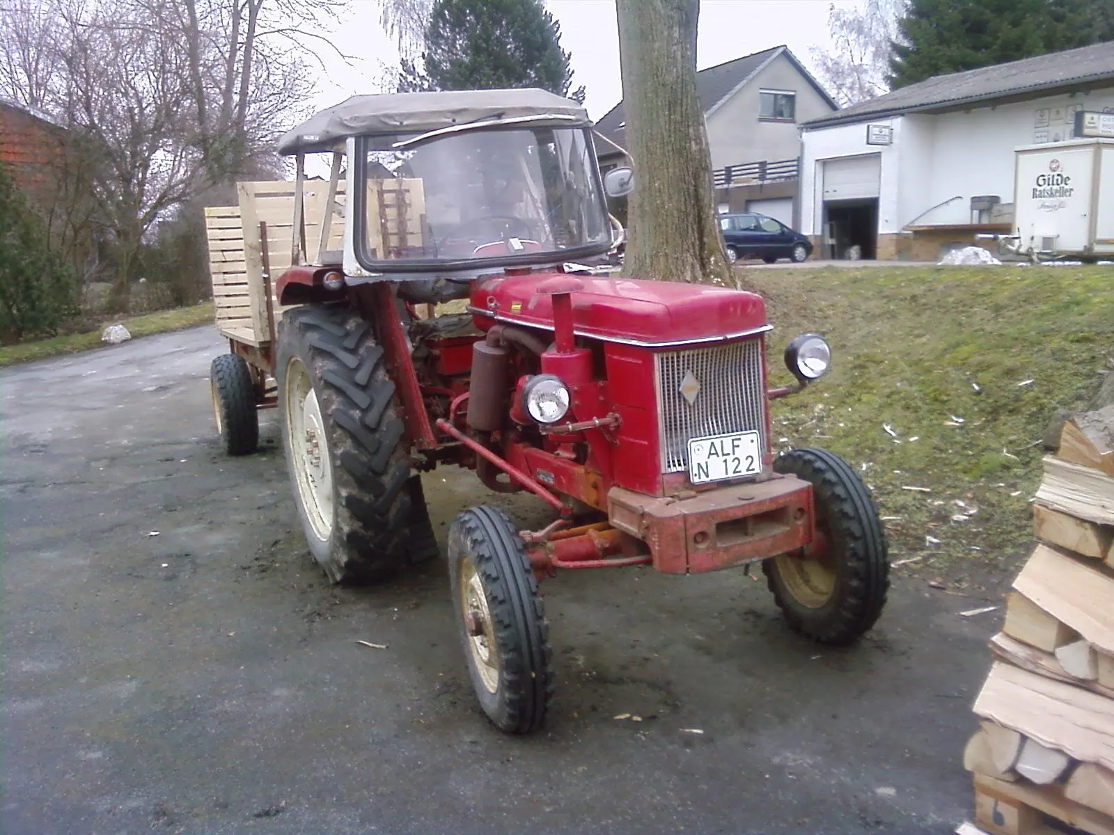 Photo showing: Kfz-Kennzeichen des Altkreises Alfeld in Adenstedt, Ortsteil Grafelde