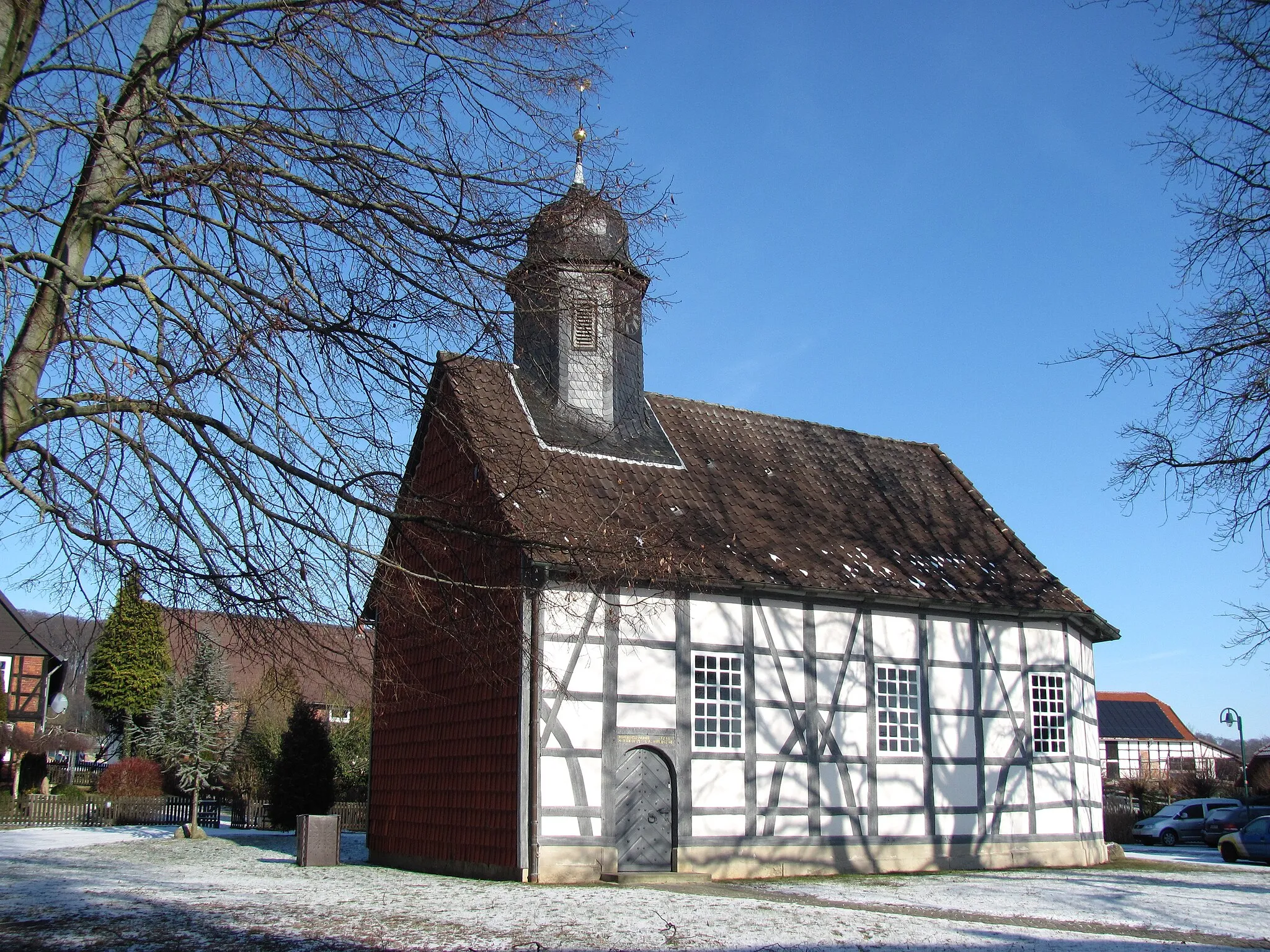 Photo showing: Protestant Church, Holle-Luttrum near Hildesheim, Lower Saxony, Germany