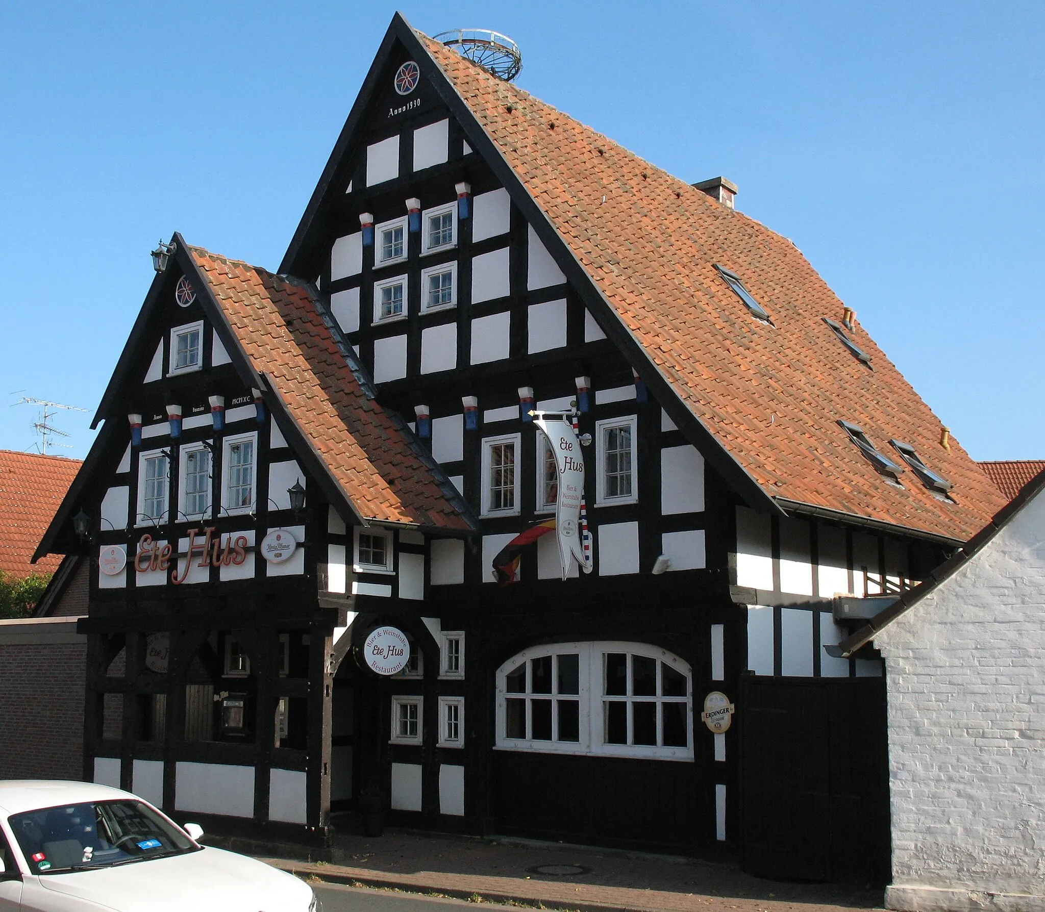 Photo showing: Timber framed house in Wunstorf-Steinhude in Lower Saxony, Germany