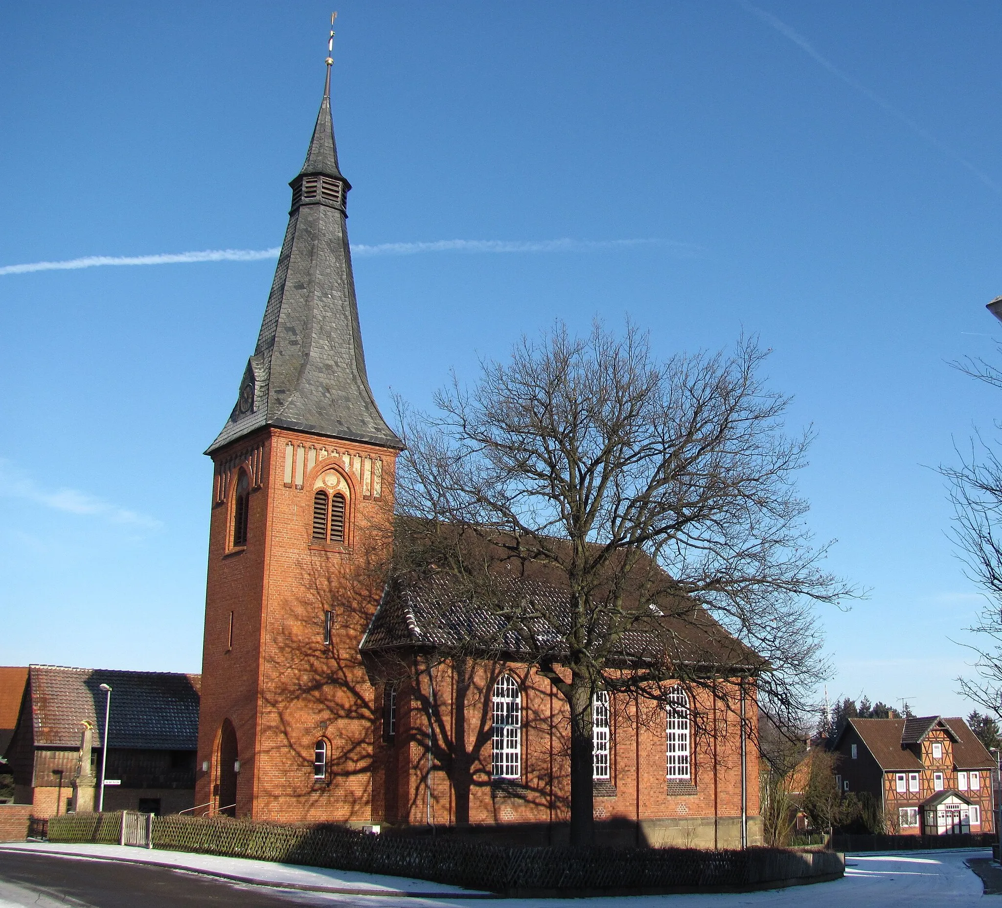 Photo showing: Protestant Church, Holle-Sillium near Hildesheim, Lower Saxony, Germany.