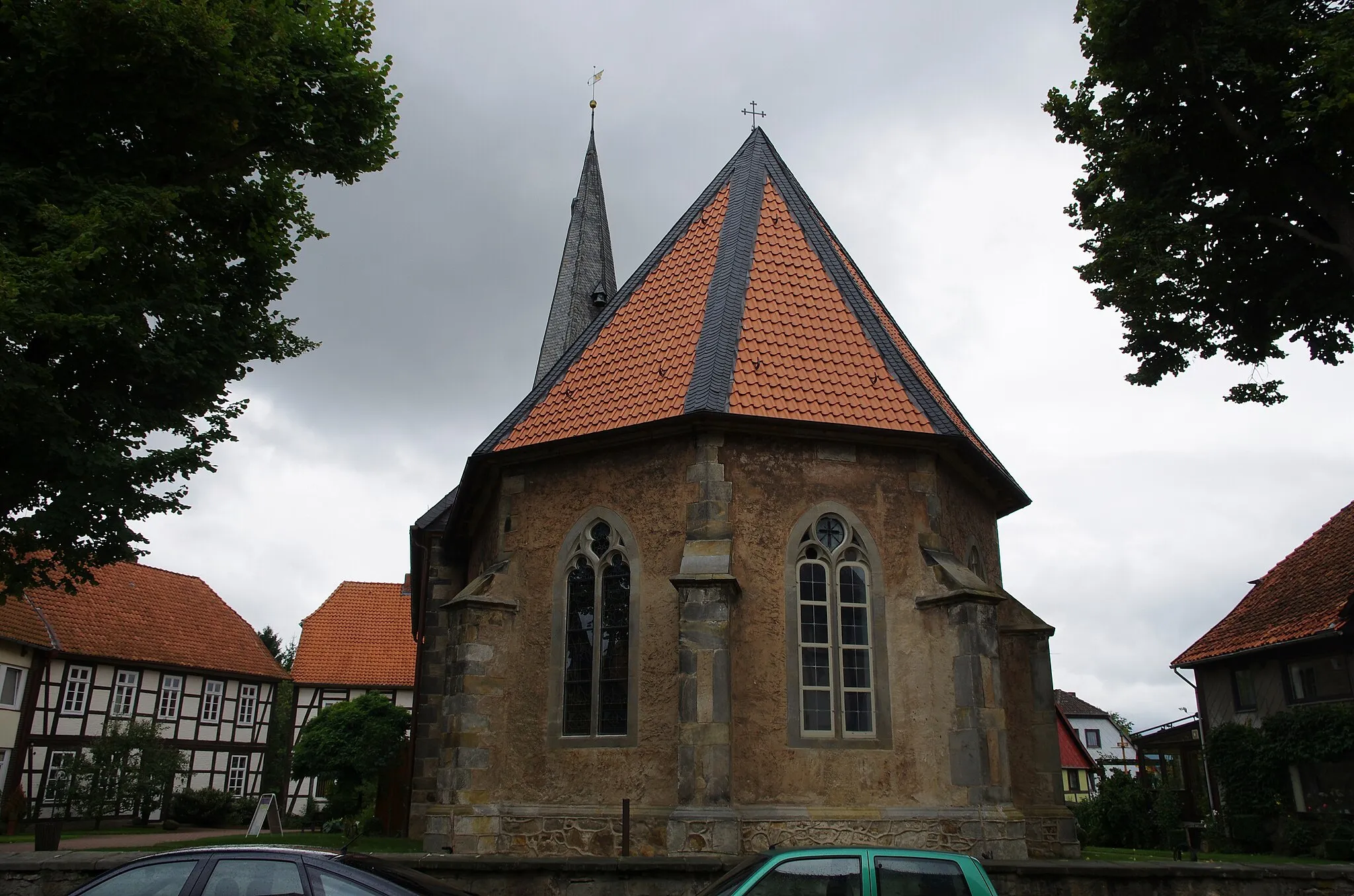 Photo showing: Coppenbrügge in Niedersachsen. Die Kirche steht unter Denkmalschutz.