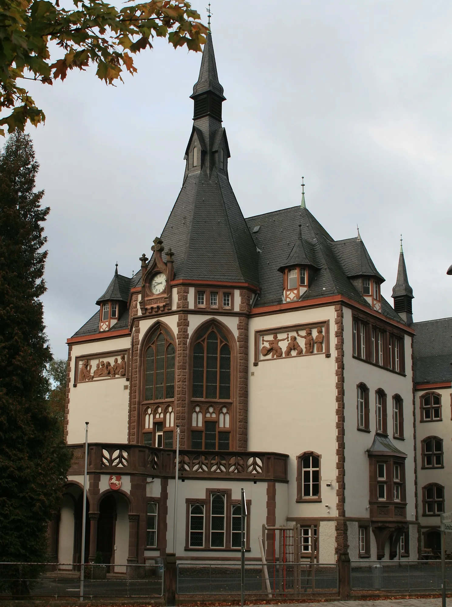 Photo showing: Secondary school Goetheschule in Einbeck, Germany. Built 1907