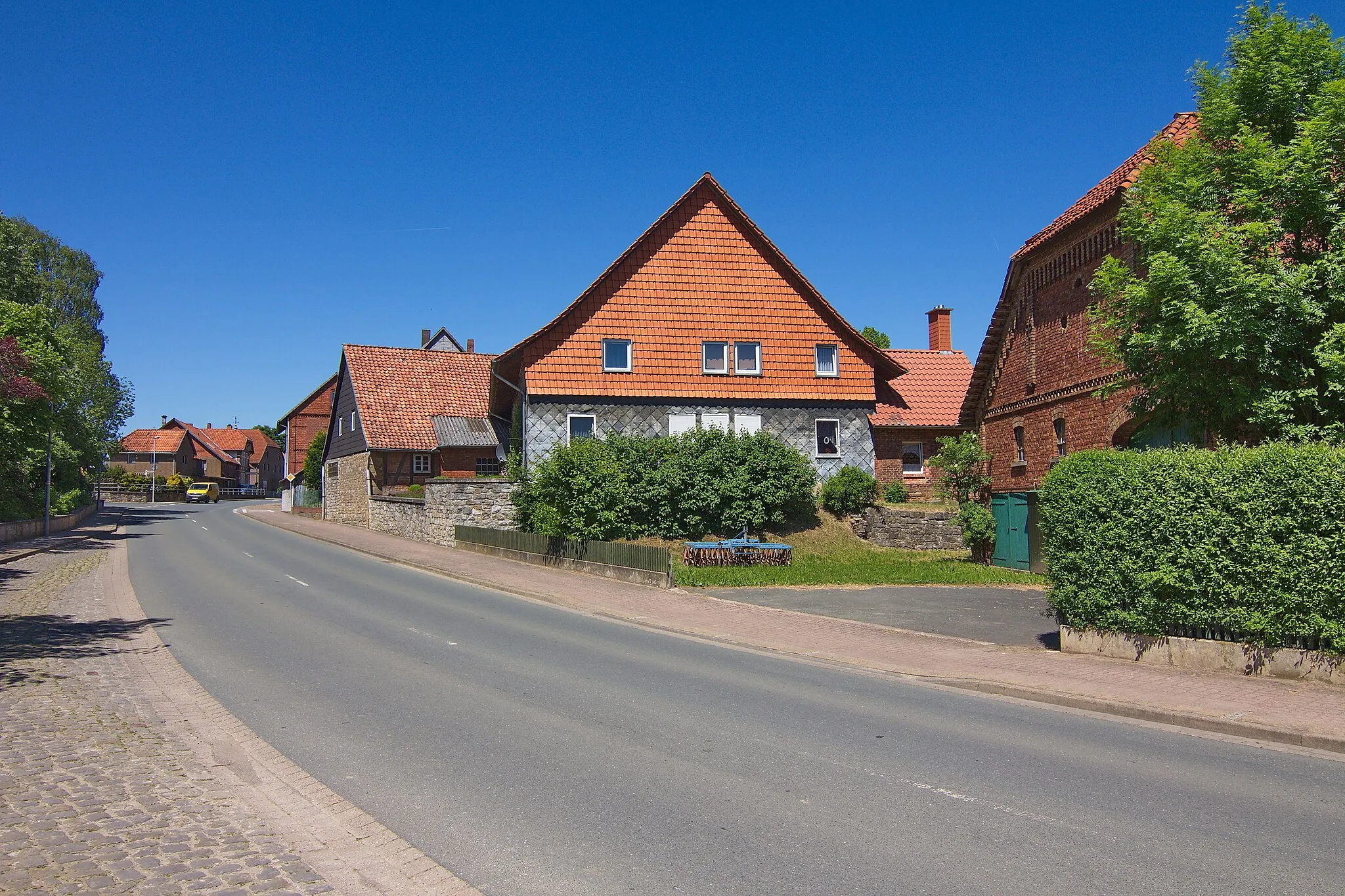 Photo showing: Ortsblick in Beber (Bad Münder), Niedersachsen, Deutschland.