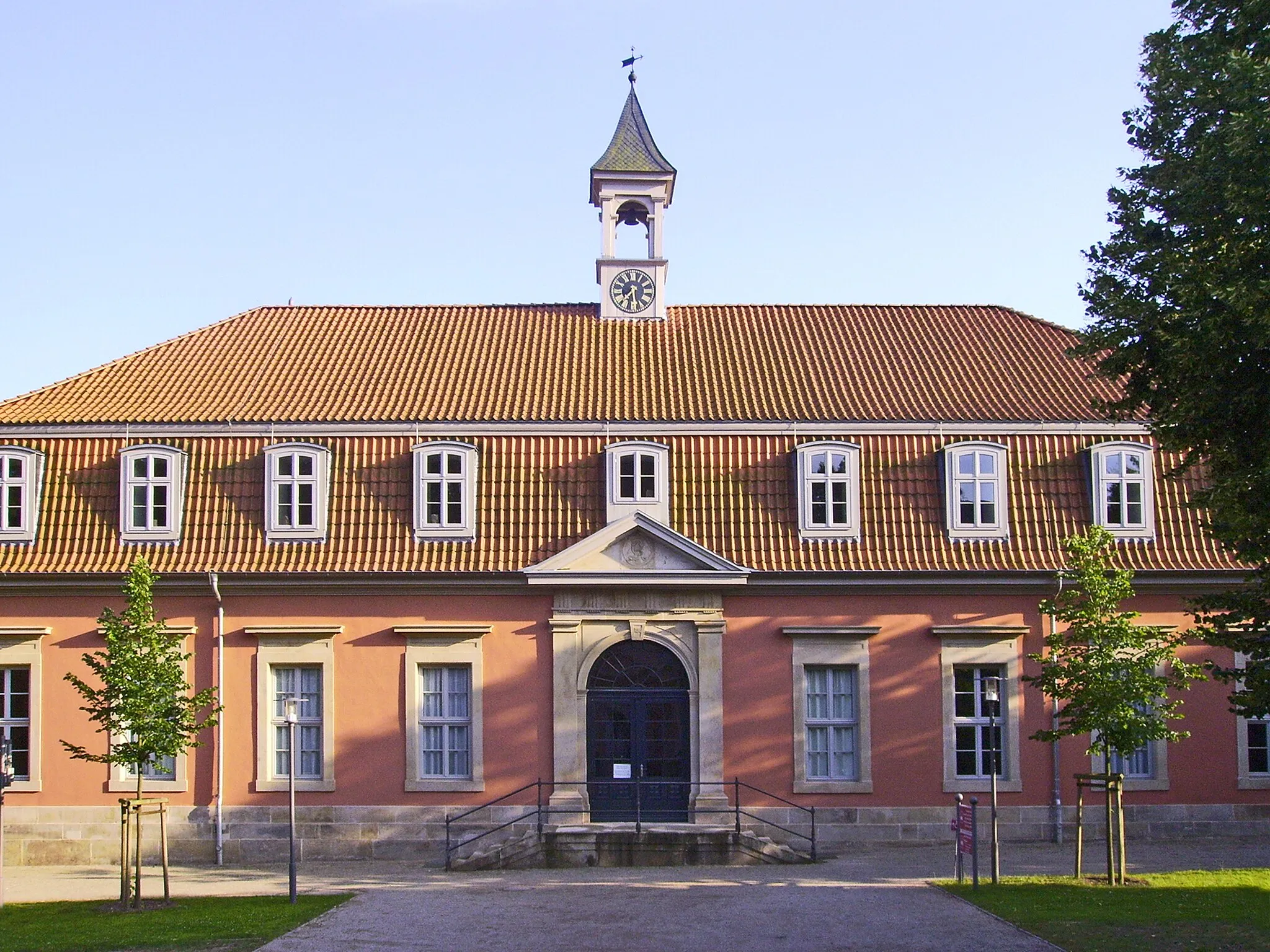 Photo showing: Das Neue Badehaus in den Historischen Kuranlagen Bad Rehburg