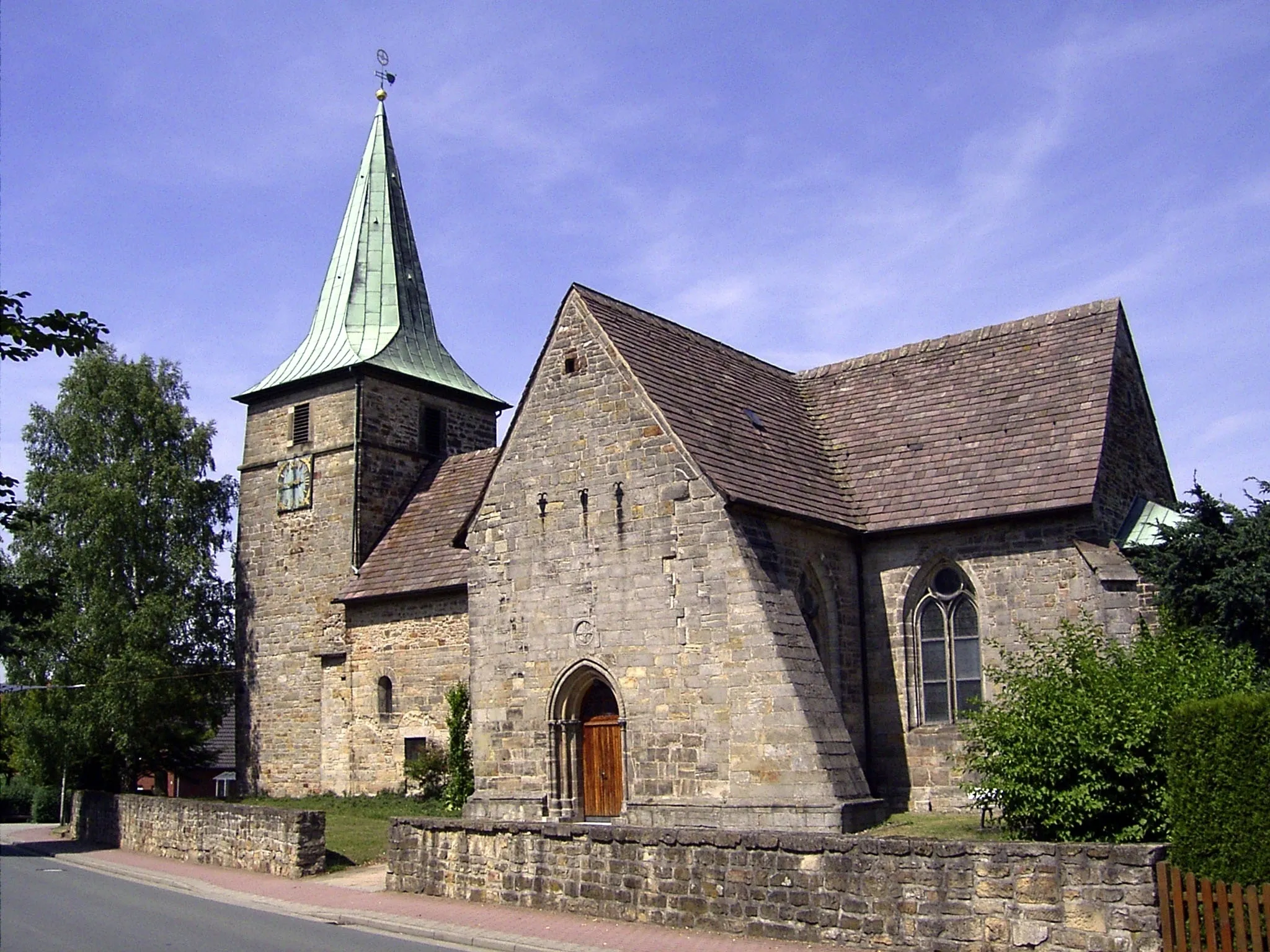 Photo showing: Die evangelische St.-Katharinen-Kirche in Bergkirchen