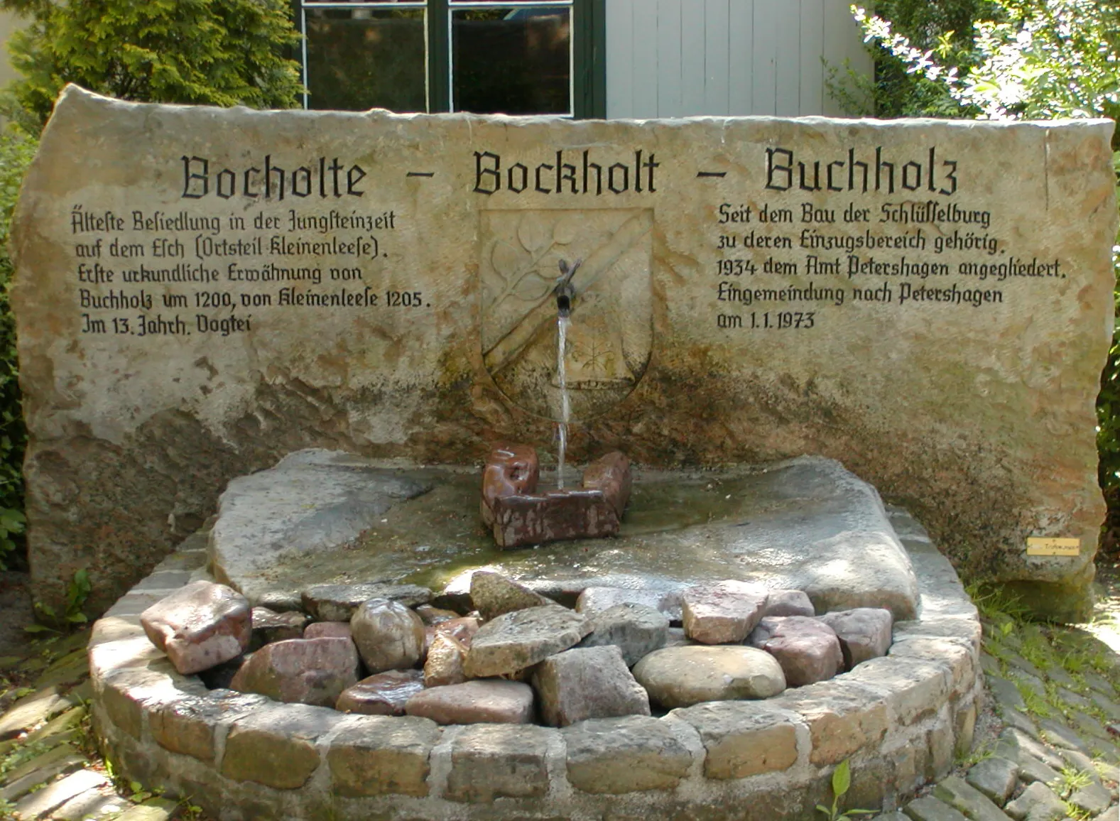 Photo showing: Brunnen in Buchholz