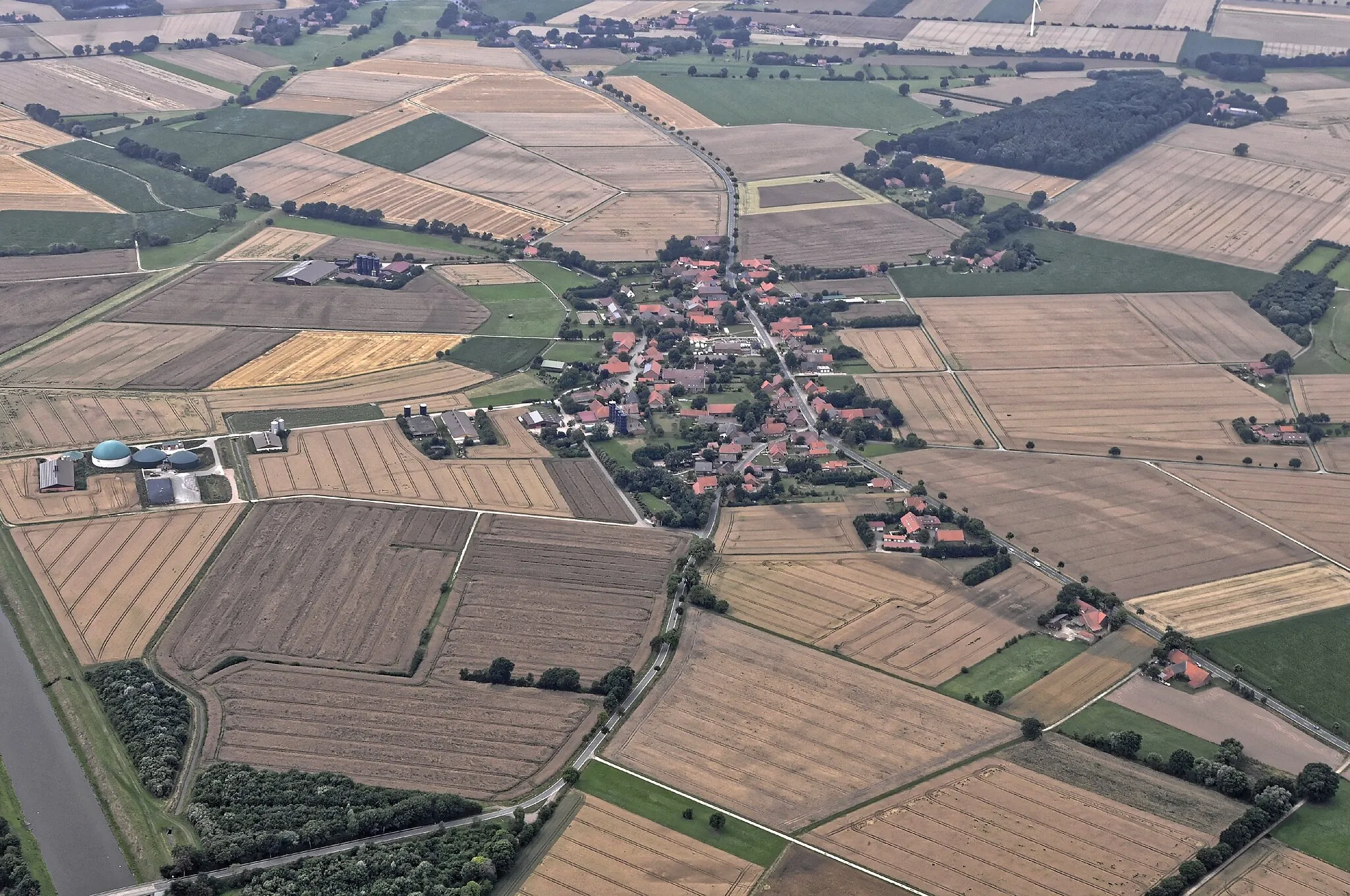 Photo showing: Bilder vom Flug Nordholz-Hammelburg 2015: Müsleringen.