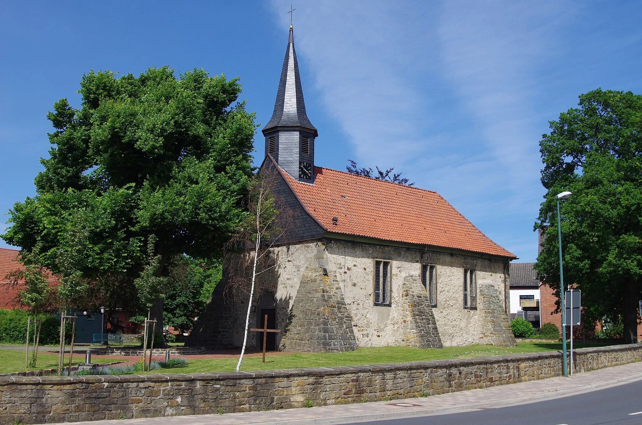 Photo showing: Kirche Münchehagen 05, Hauptstr. 1, 31547 Münchehagen, Baudenkmal