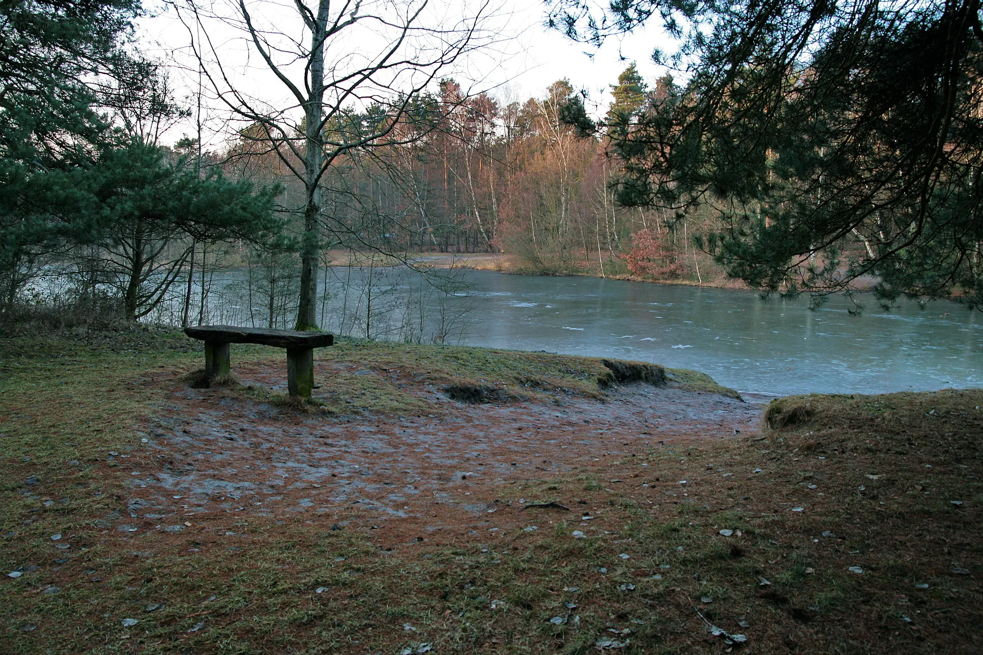 Photo showing: Stöckser See im Winter bei Stöckse