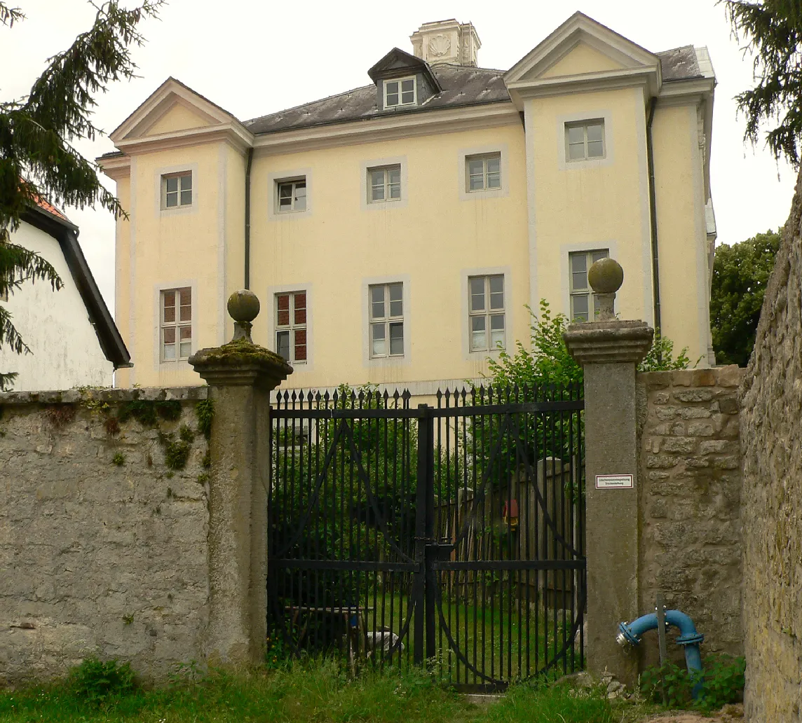 Photo showing: Schloss Brüggen, Seitenansicht des Schlossbaus