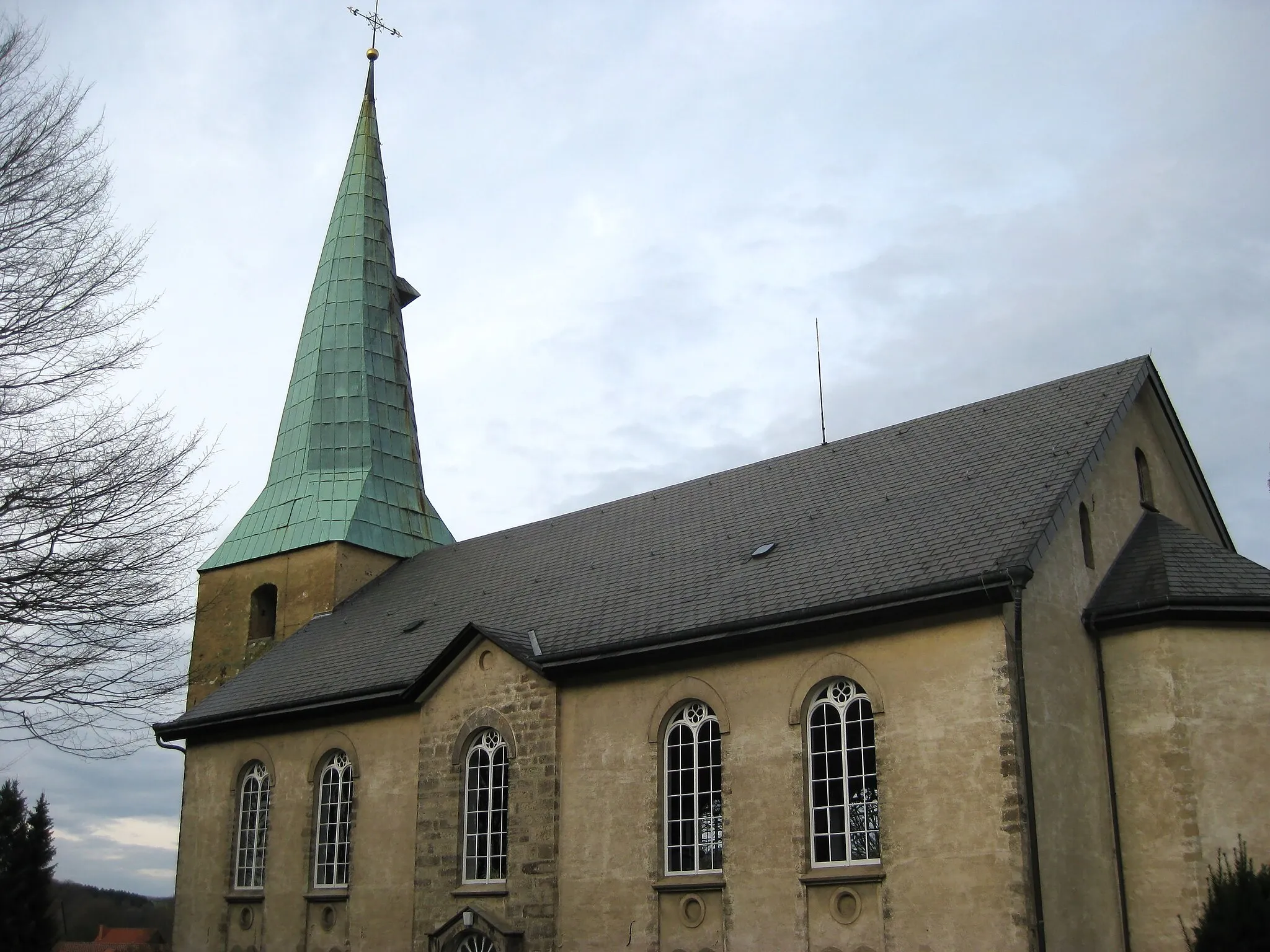 Photo showing: Reformed parish church in Kalletal-Lüdenhausen