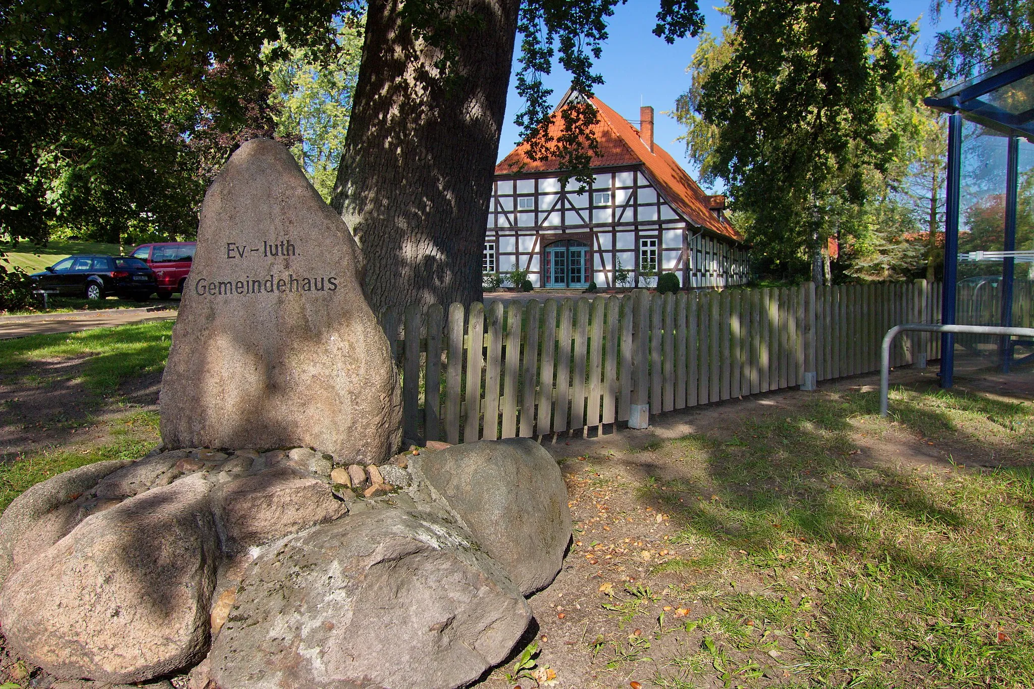 Photo showing: Ehemaliges Pfarrhaus von 1764 in Marklohe, Niedersachsen, Deutschland