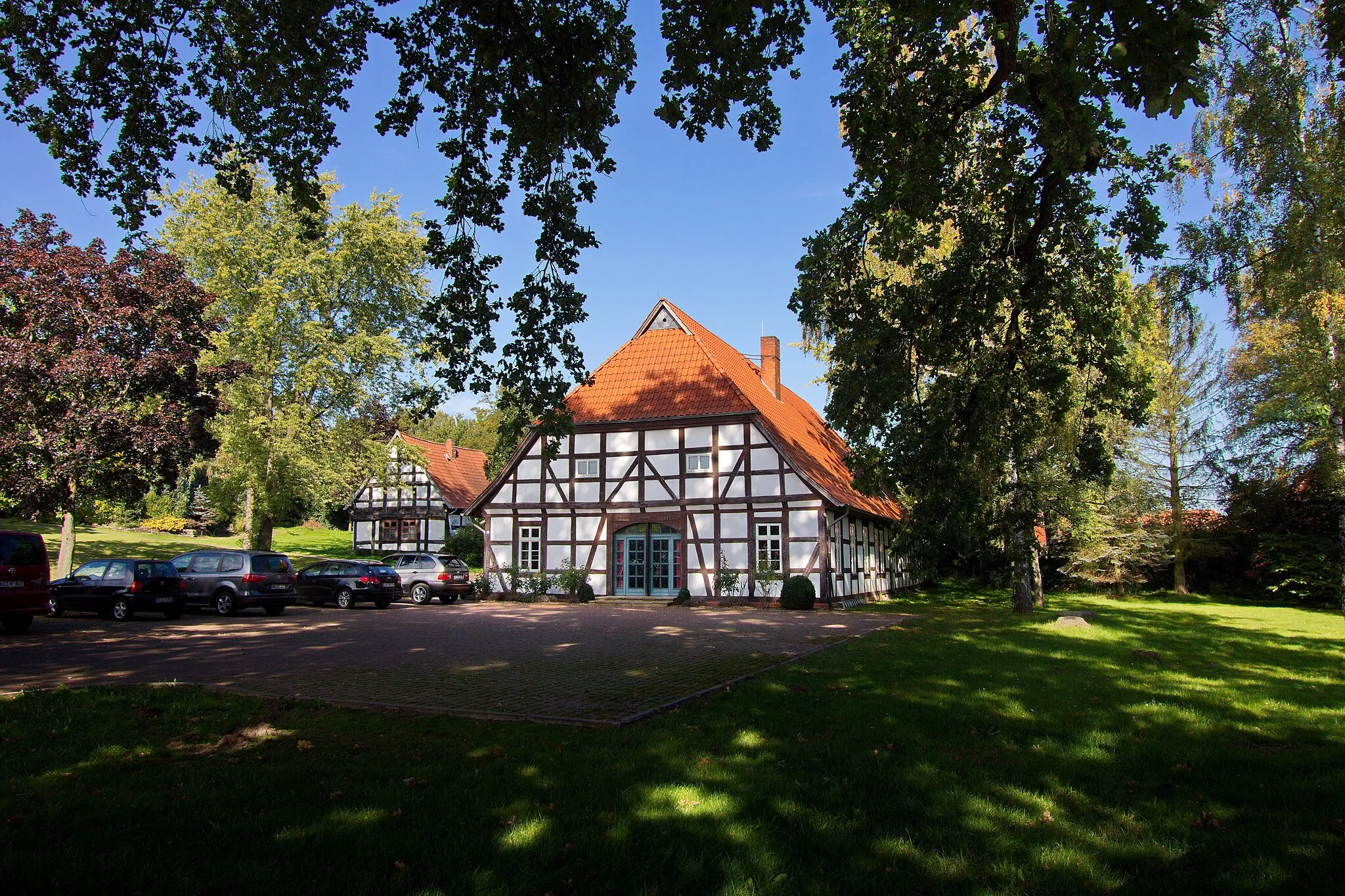Photo showing: Ehemaliges Pfarrhaus von 1764 in Marklohe, Niedersachsen, Deutschland