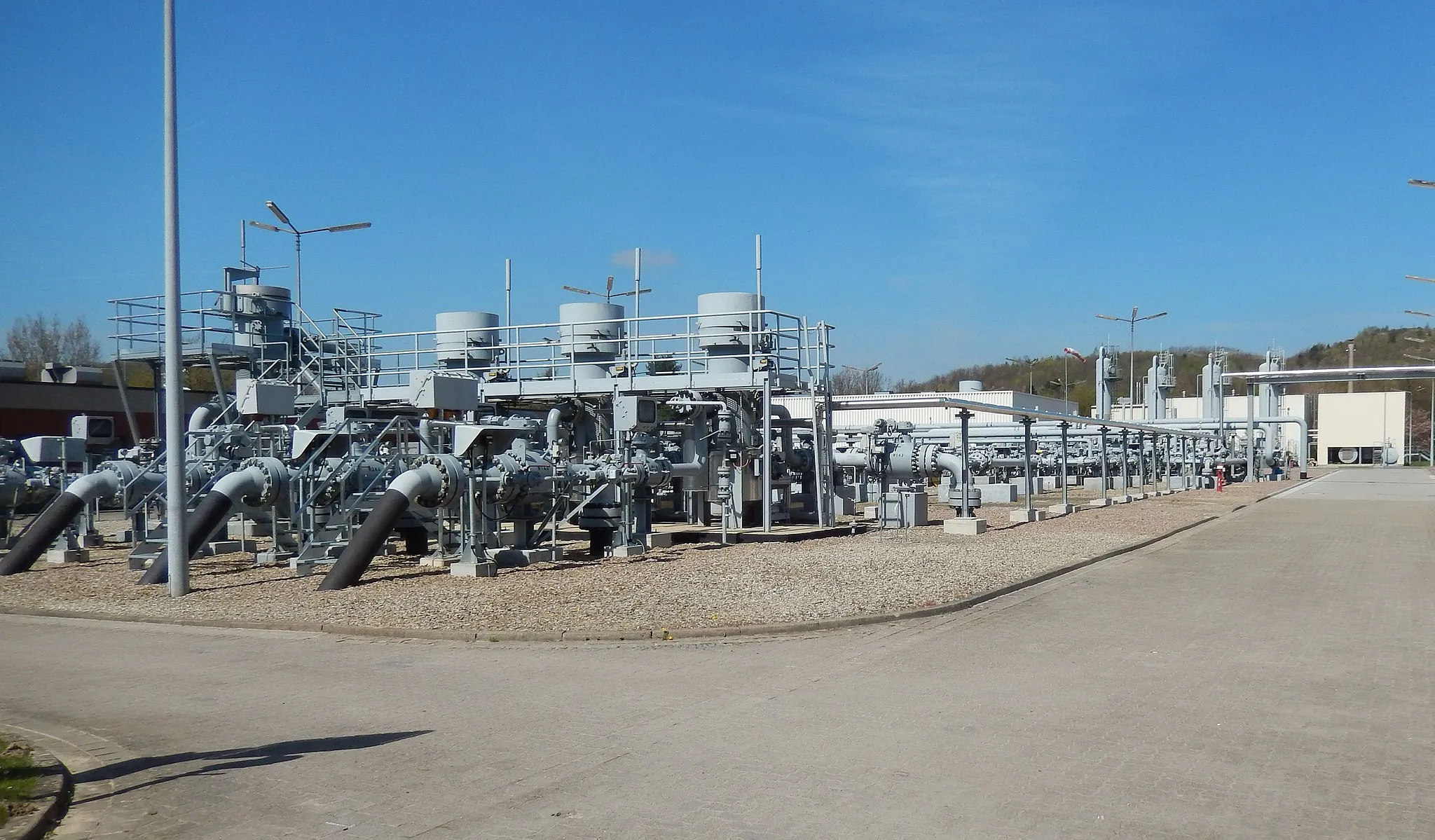 Photo showing: Underground natural gas storage facility in Empelde near Hannover, Germany.