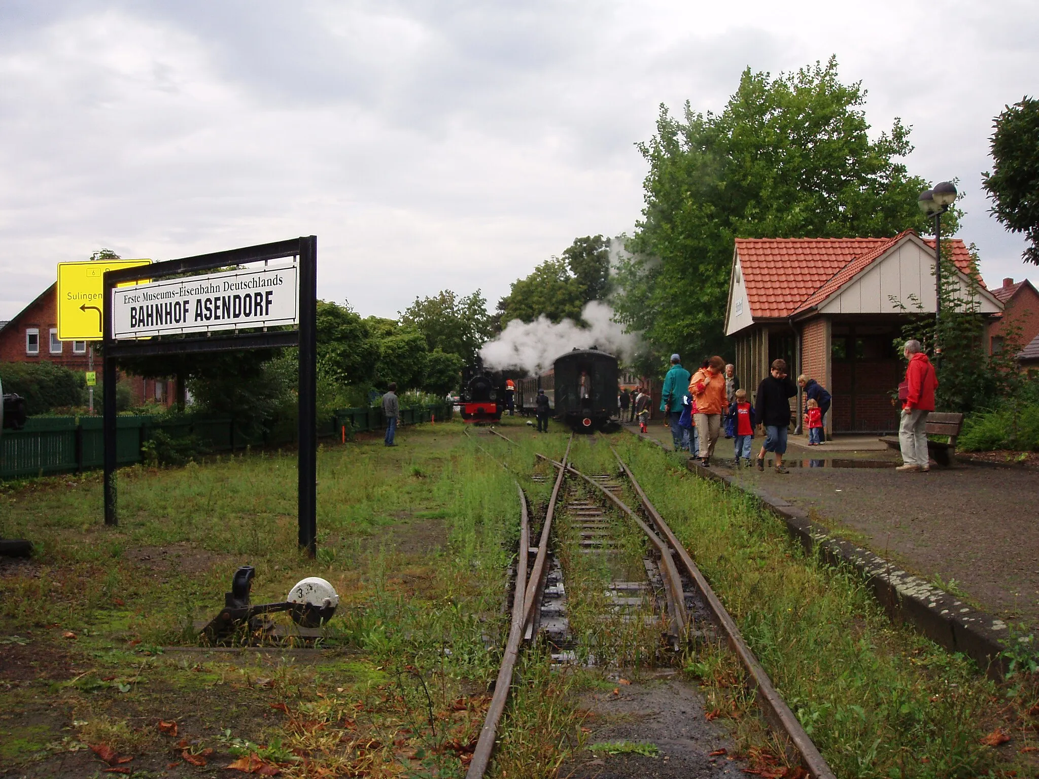 Photo showing: Museumseisenbahn Bruchhausen-Vilsen beim Rangieren in Asendorf