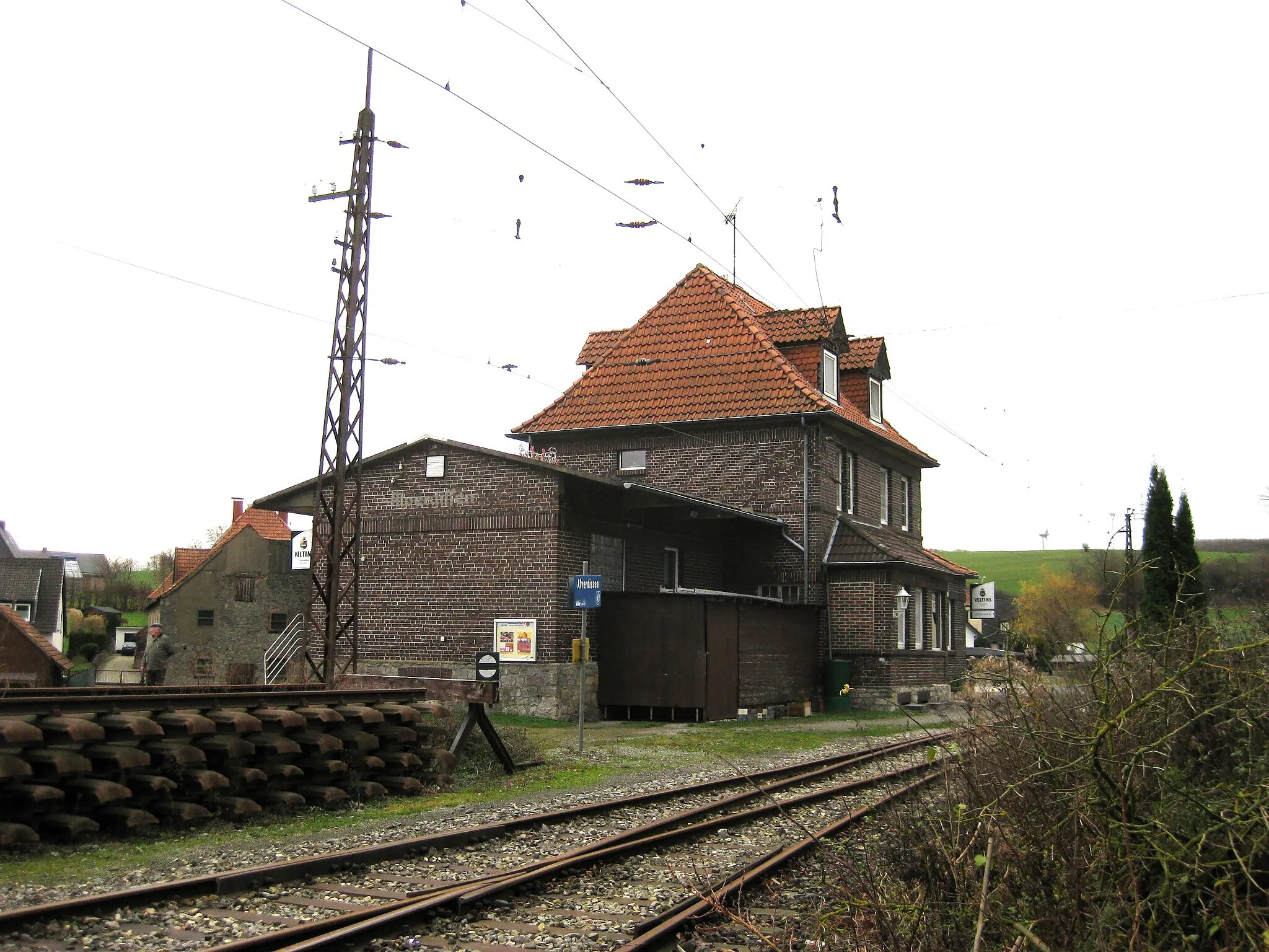 Photo showing: train station in Barntrup-Alverdissen