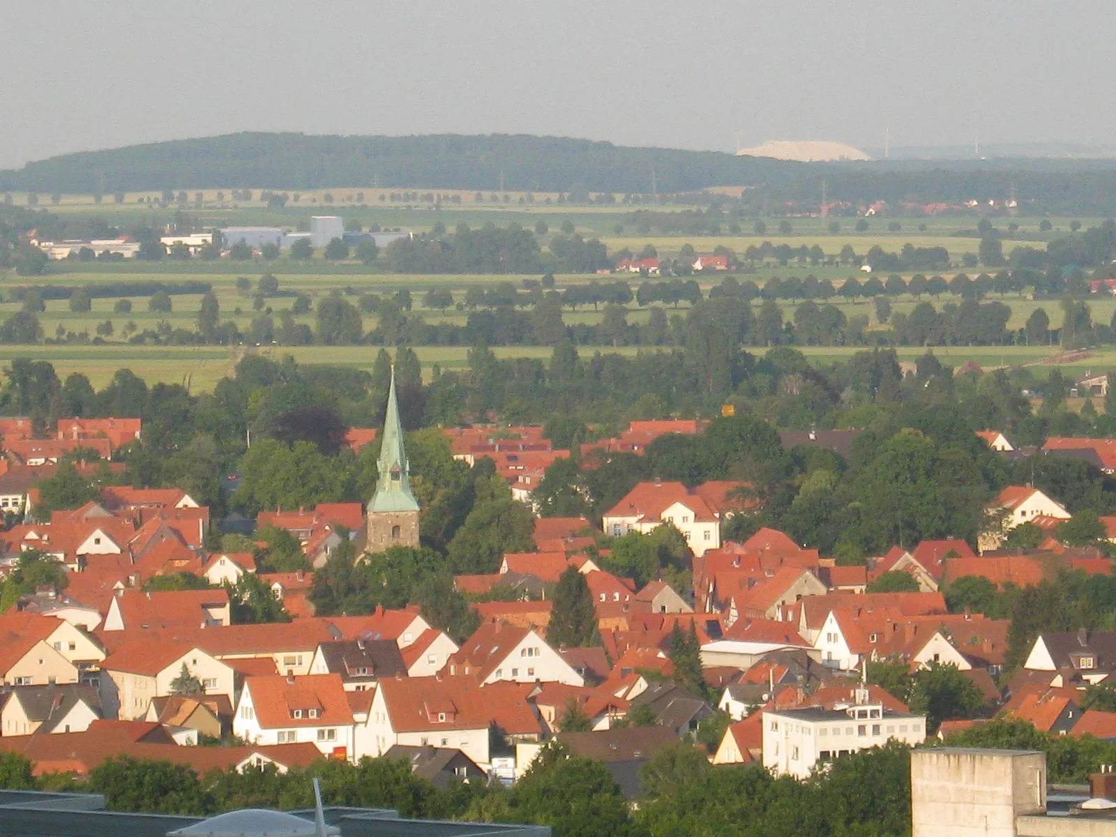 Photo showing: Blick vom Ebersberg auf die Stadt Springe.