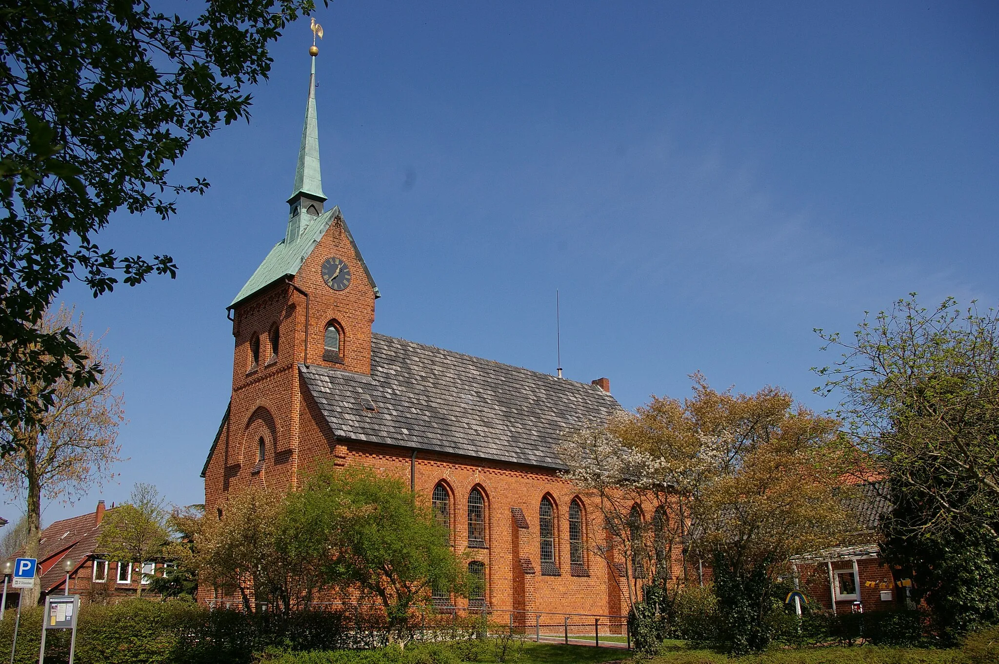 Photo showing: Bartholomäus- Kirche in Bruchhausen- Vilsen
