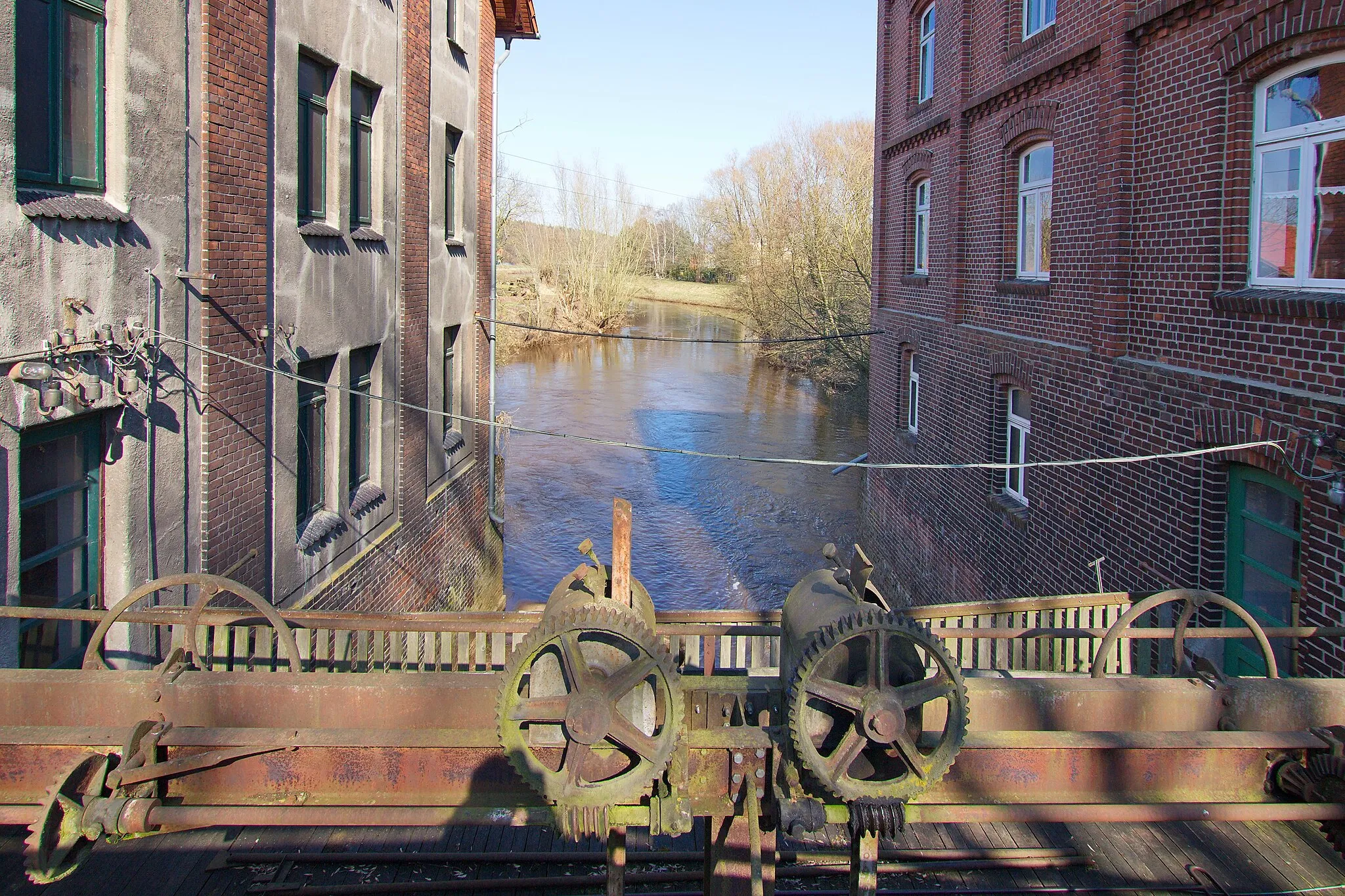 Photo showing: Wassermühle Meyersiek in Steyerberg, Niedersachsen, Deutschland.