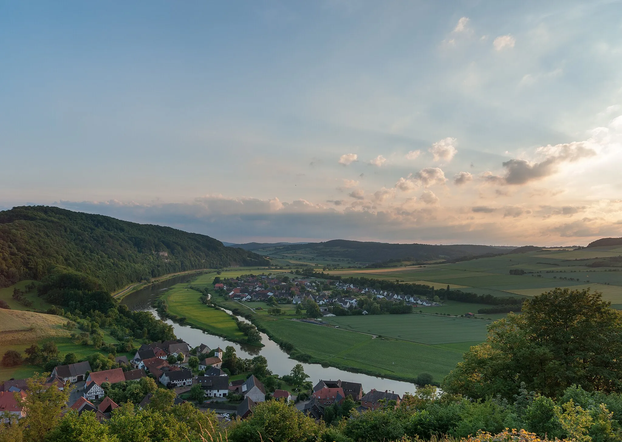 Photo showing: Rühle an der Weser, im Weserbogen Pegestorf (Deutschland)