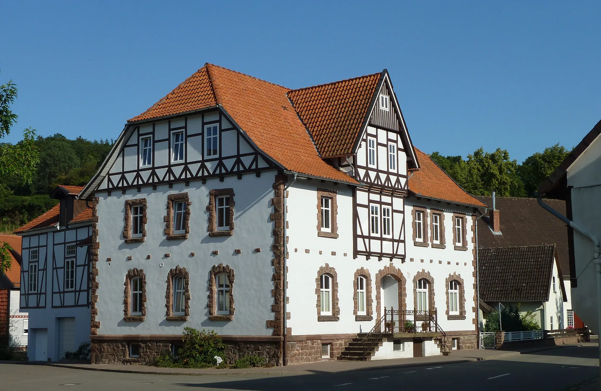 Photo showing: Gasthaus in Lauenberg, Stadt Dassel, Niedersachsen. Baudenkmal-ID: 33673738