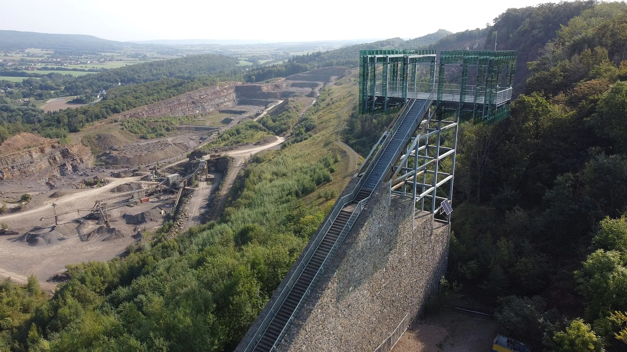 Photo showing: Erlebniswelt Steinzeichen Jahrtausendblick mit Drohne aufgenommen