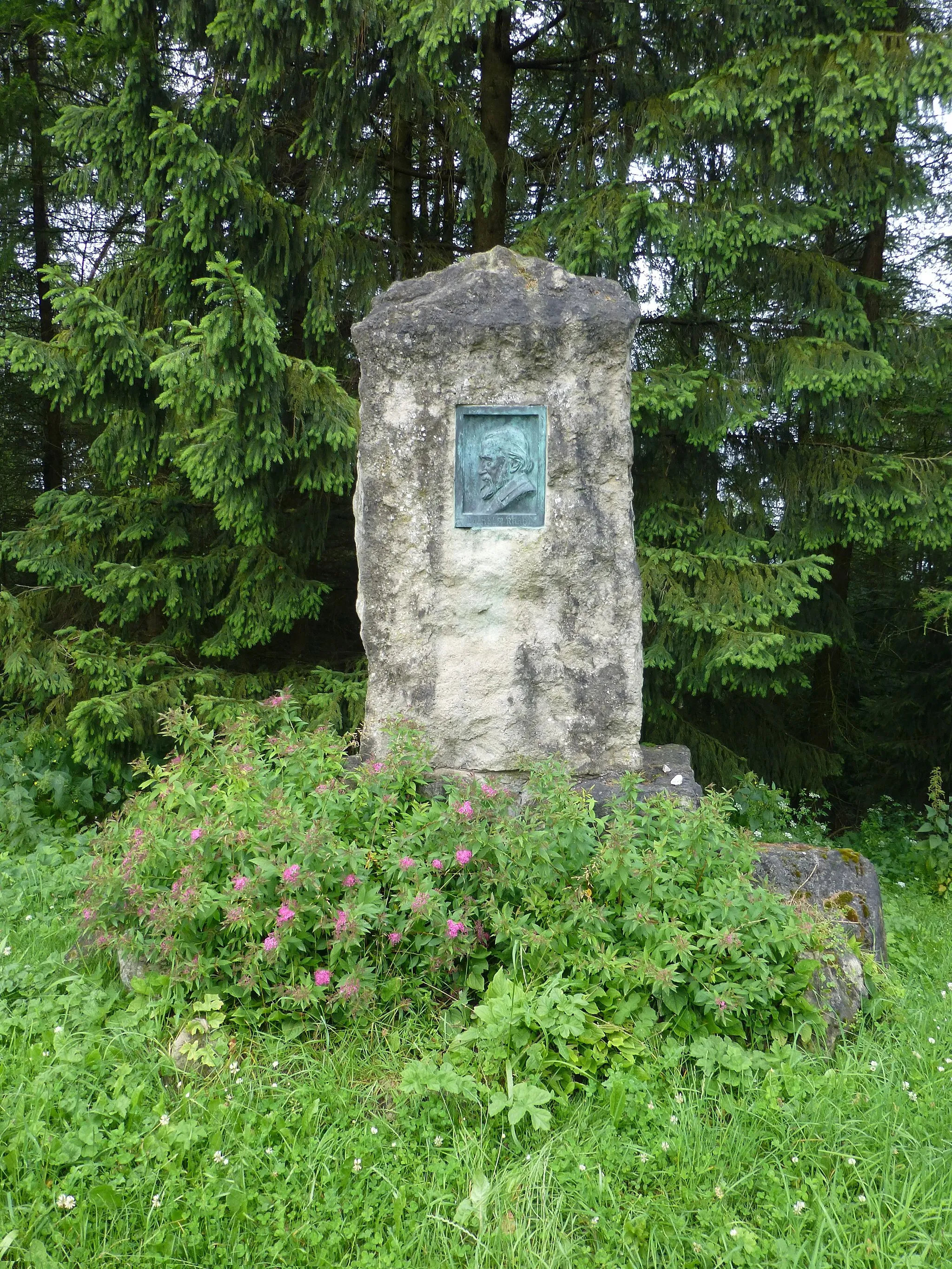 Photo showing: Denkmal des Dichters Wilhelm Raabe auf dem Großen Sohl