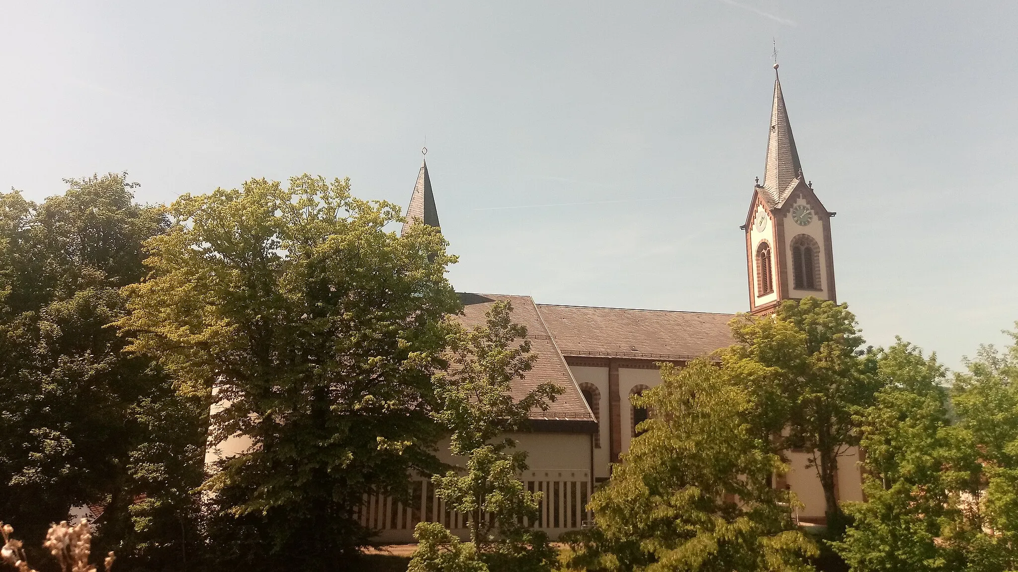 Photo showing: St. Afra (Kirchengebäude in Neckargerach)
