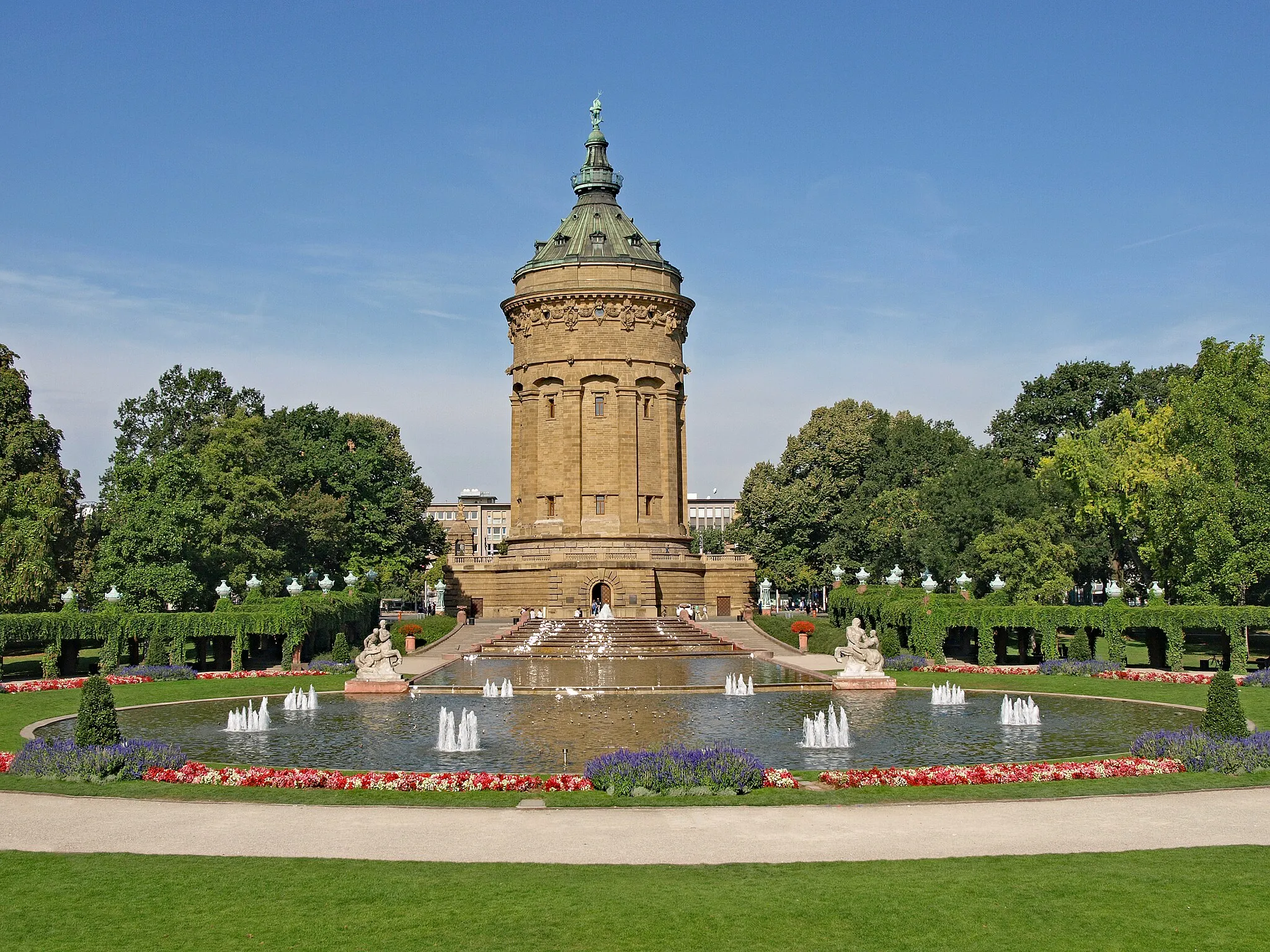 Photo showing: Wasserturm Mannheim