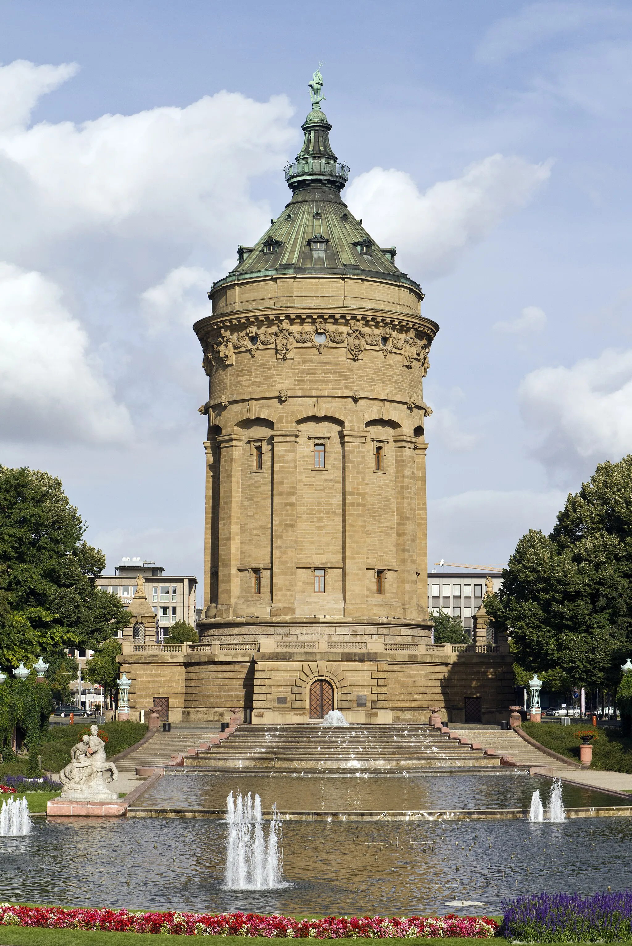 Photo showing: Mannheim, Wasserturm