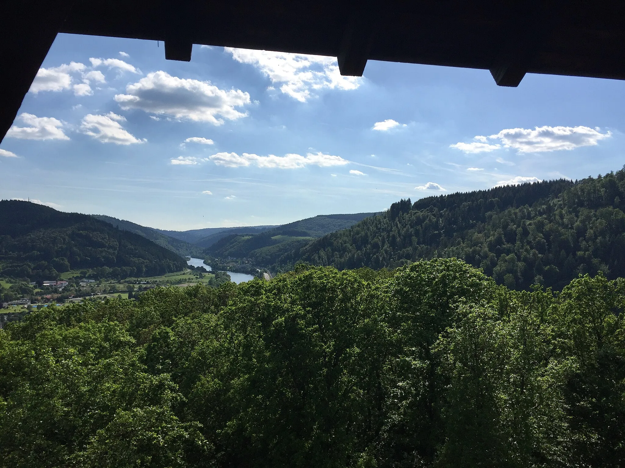 Photo showing: Bilder vom Turm auf dem Ohrsberg in Eberbach