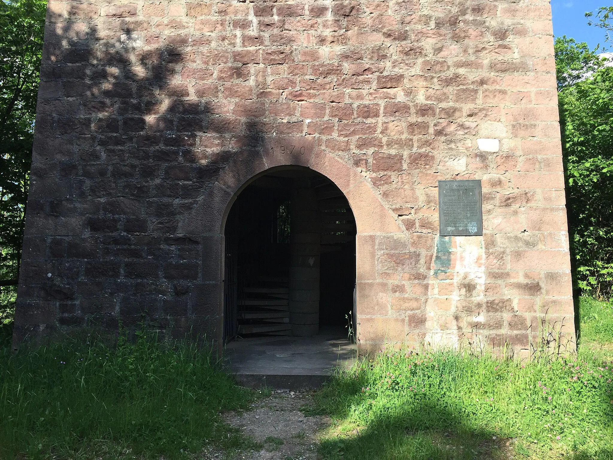 Photo showing: Bilder vom Turm auf dem Ohrsberg in Eberbach