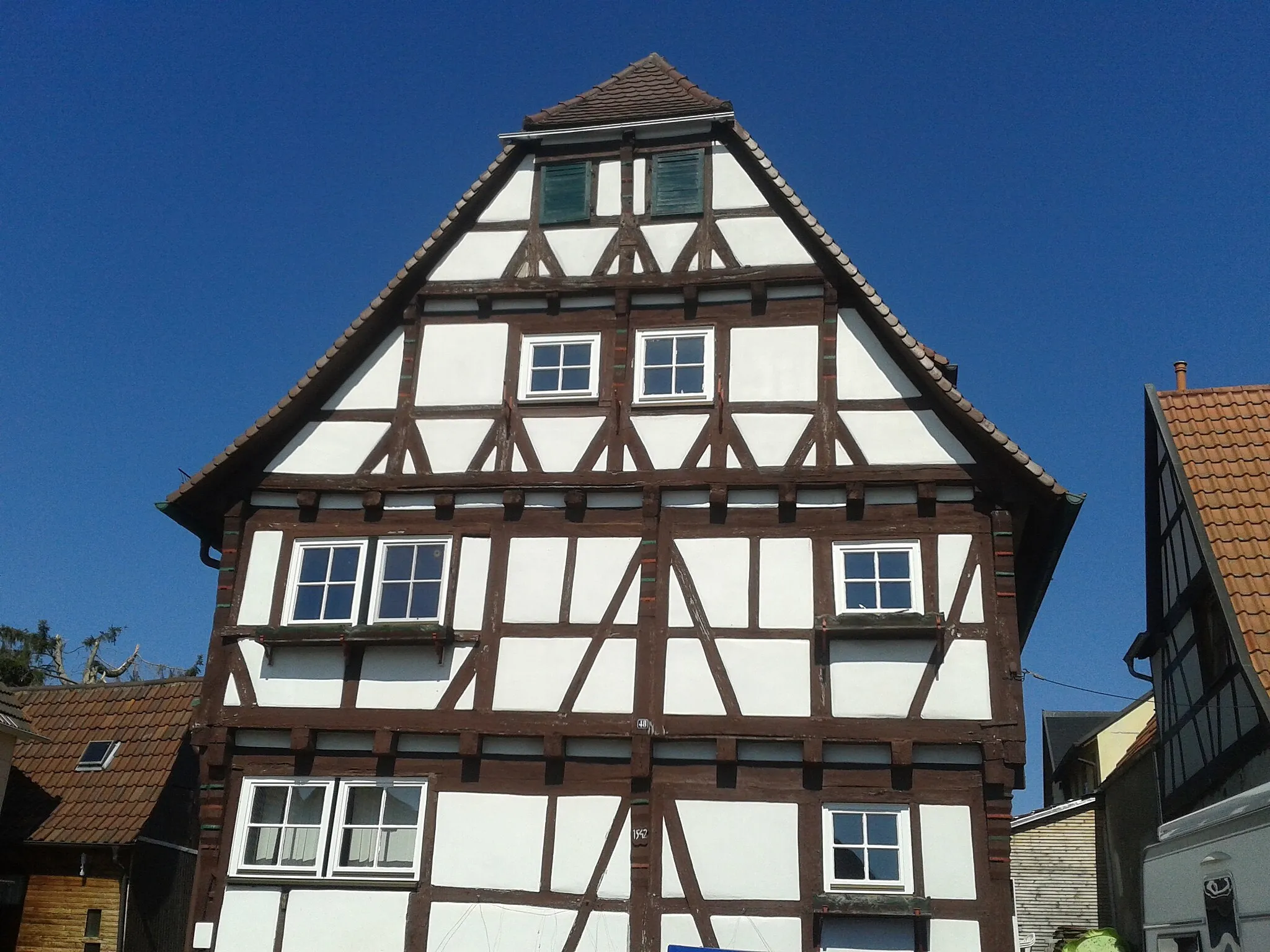 Photo showing: Bauschlott Pfarrhaus