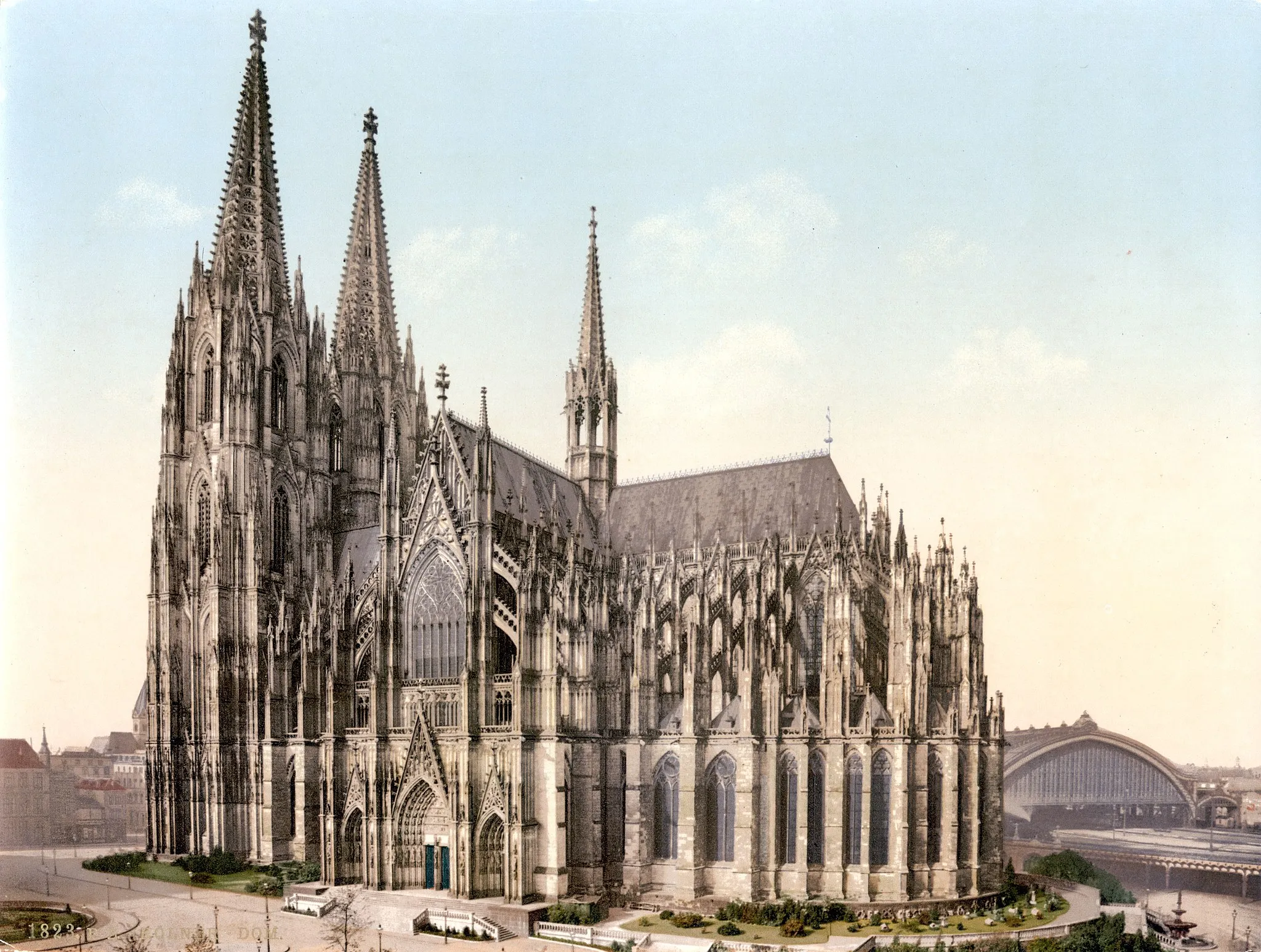 Photo showing: The Cologne Cathedral between ca. 1890 and ca. 1900