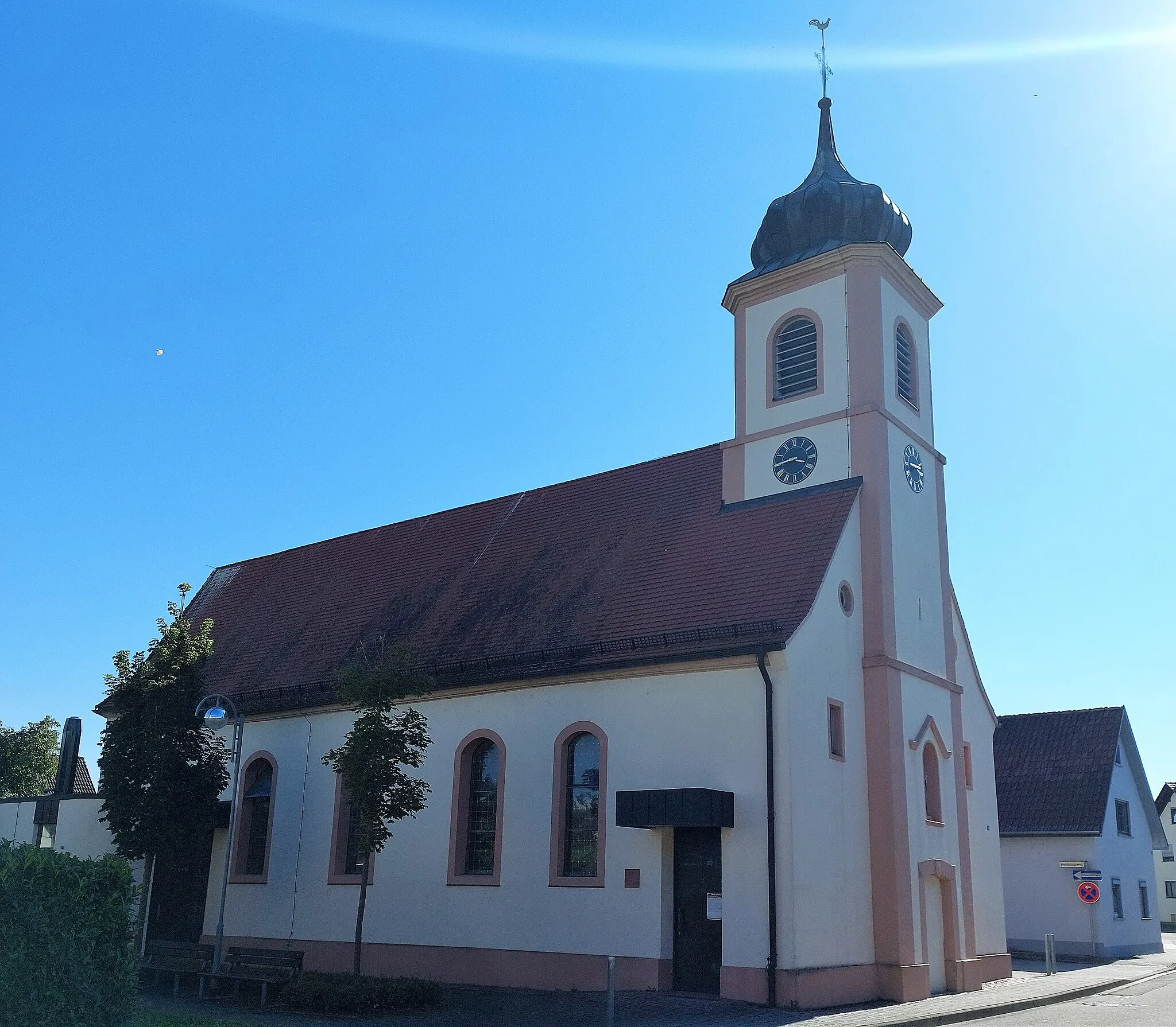 Photo showing: Eglise Saint-Wendelin de Sinzheim-Leiberstung