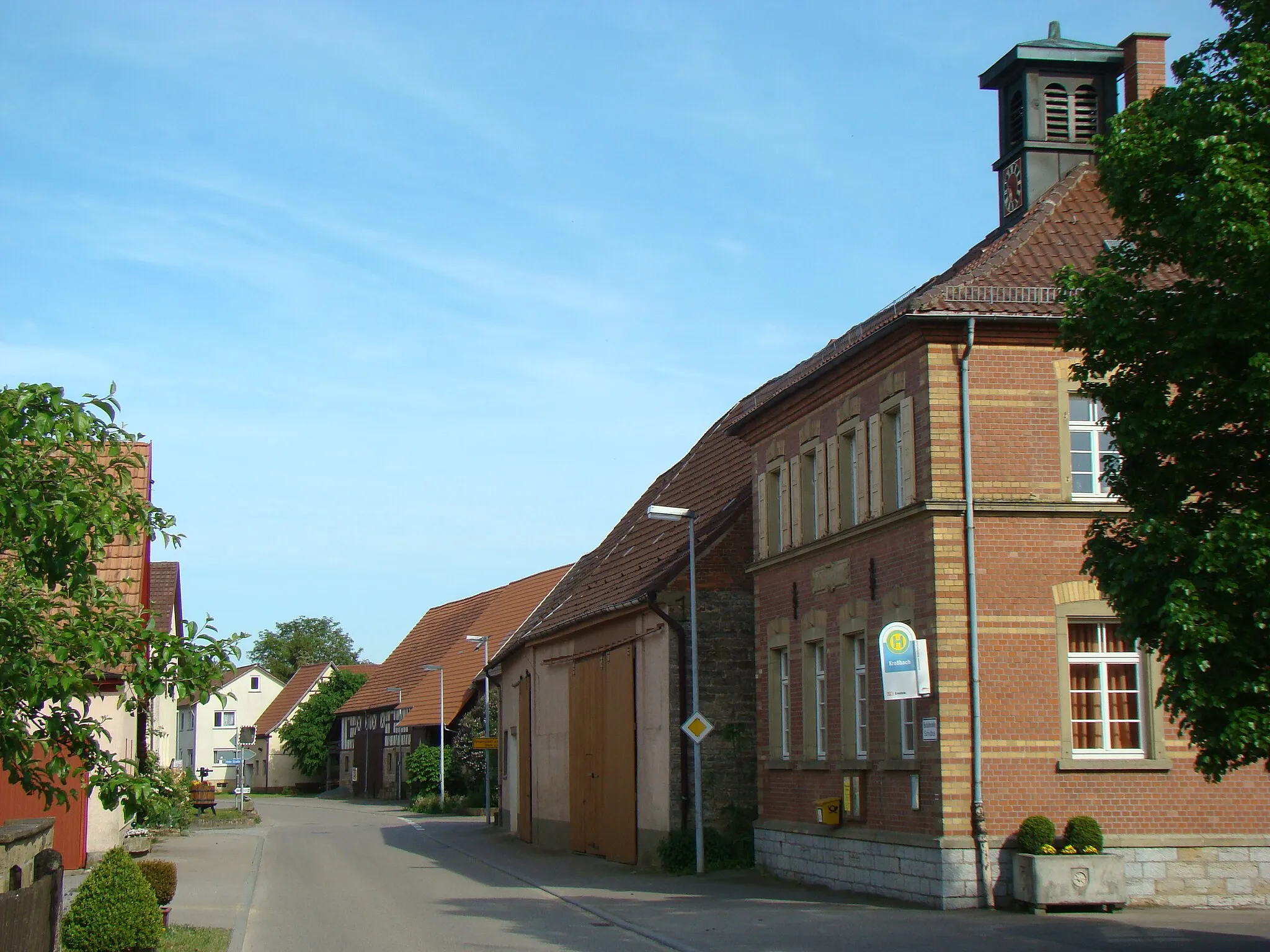 Photo showing: Dorfstraße in Neudenau-Kreßbach