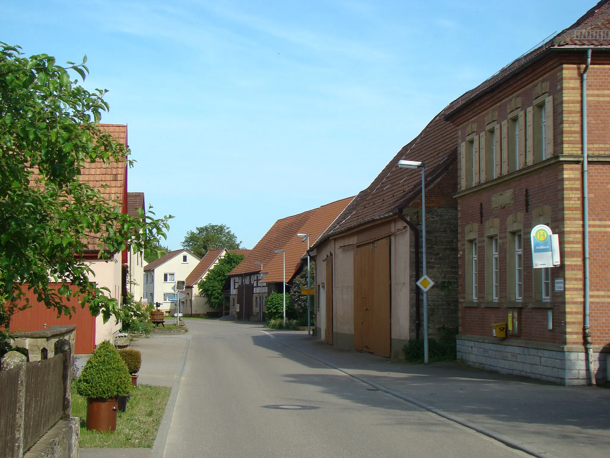 Photo showing: Dorfstraße in Neudenau-Kreßbach