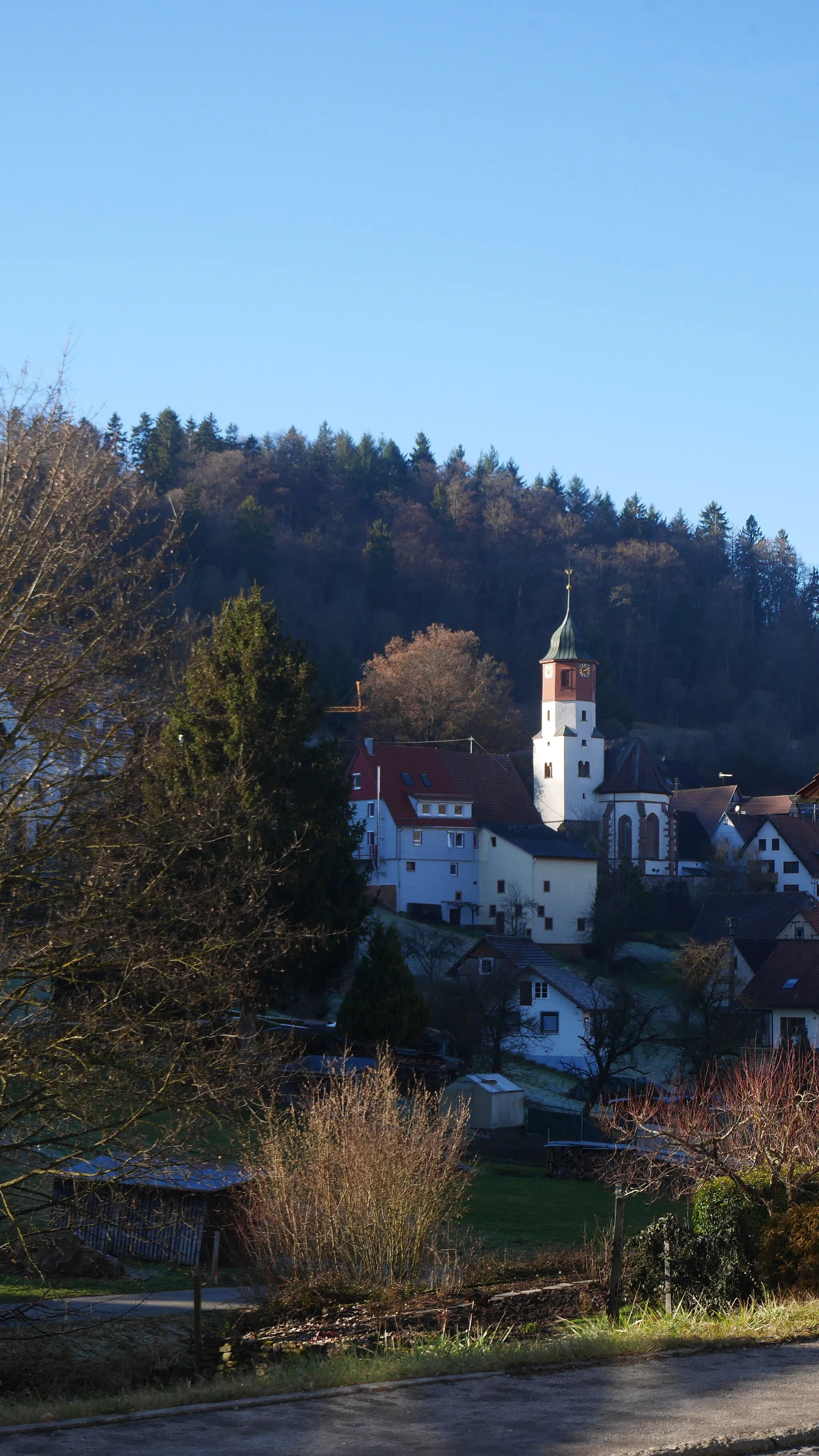 Photo showing: Michaelskirche (Sulz am Eck) Lage