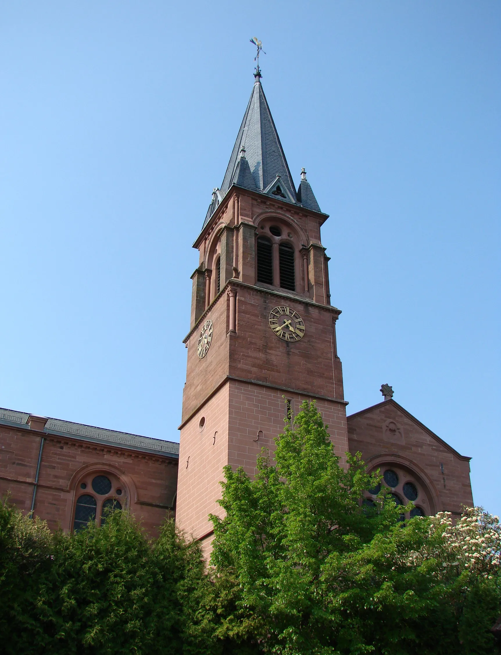 Photo showing: Wimsheim, St. Michaelis church of 1883