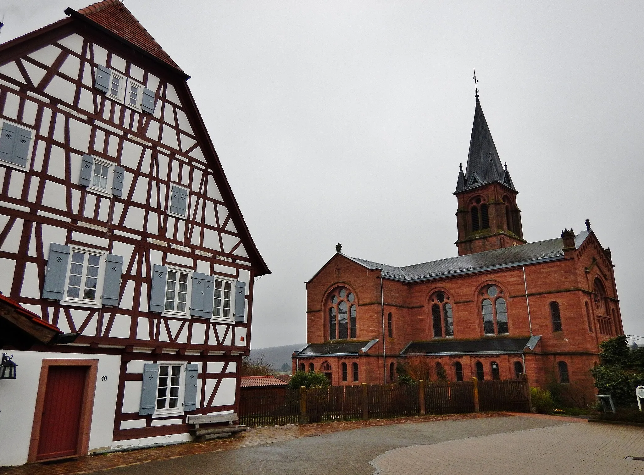 Photo showing: Blick auf die Michaelskirche in Wimsheim