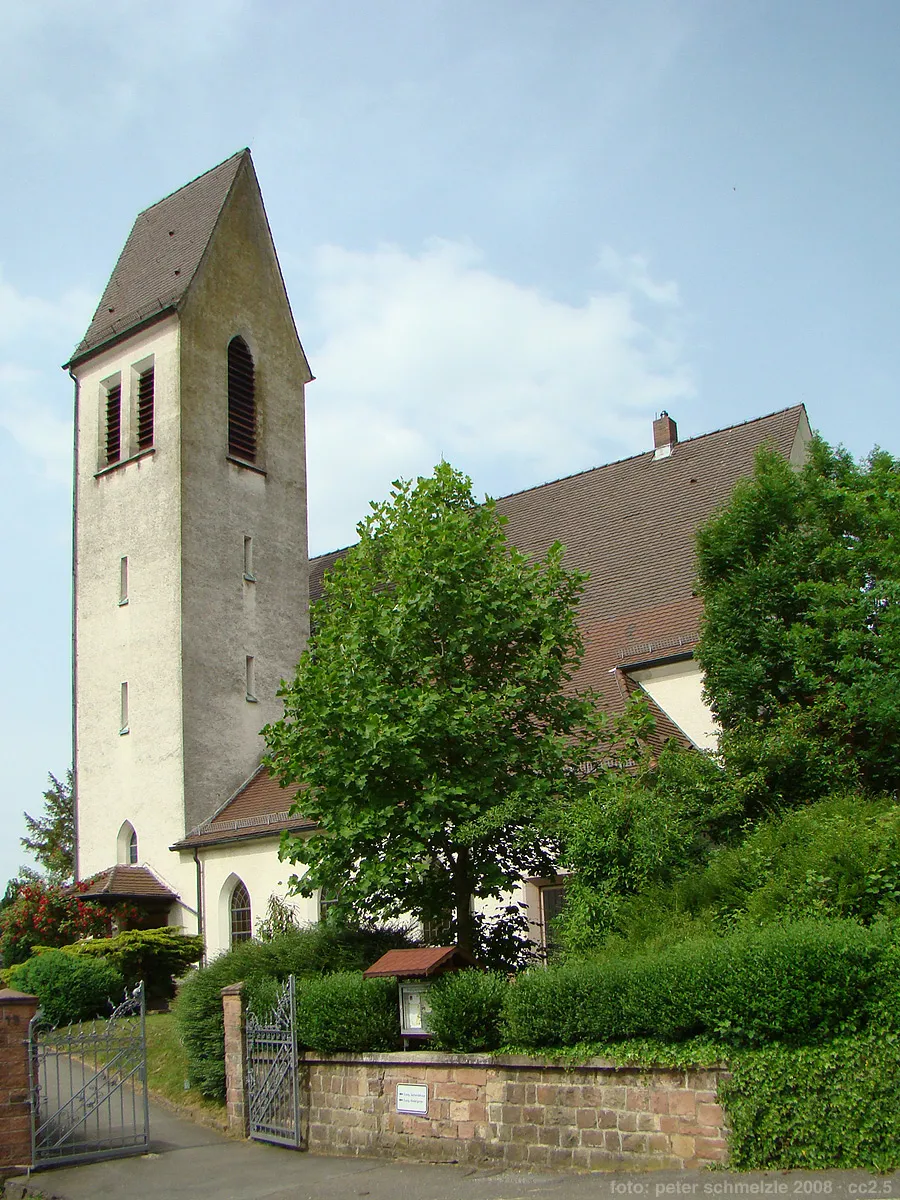 Photo showing: Evangelische KIrche in Neckargemünd-Mückenloch